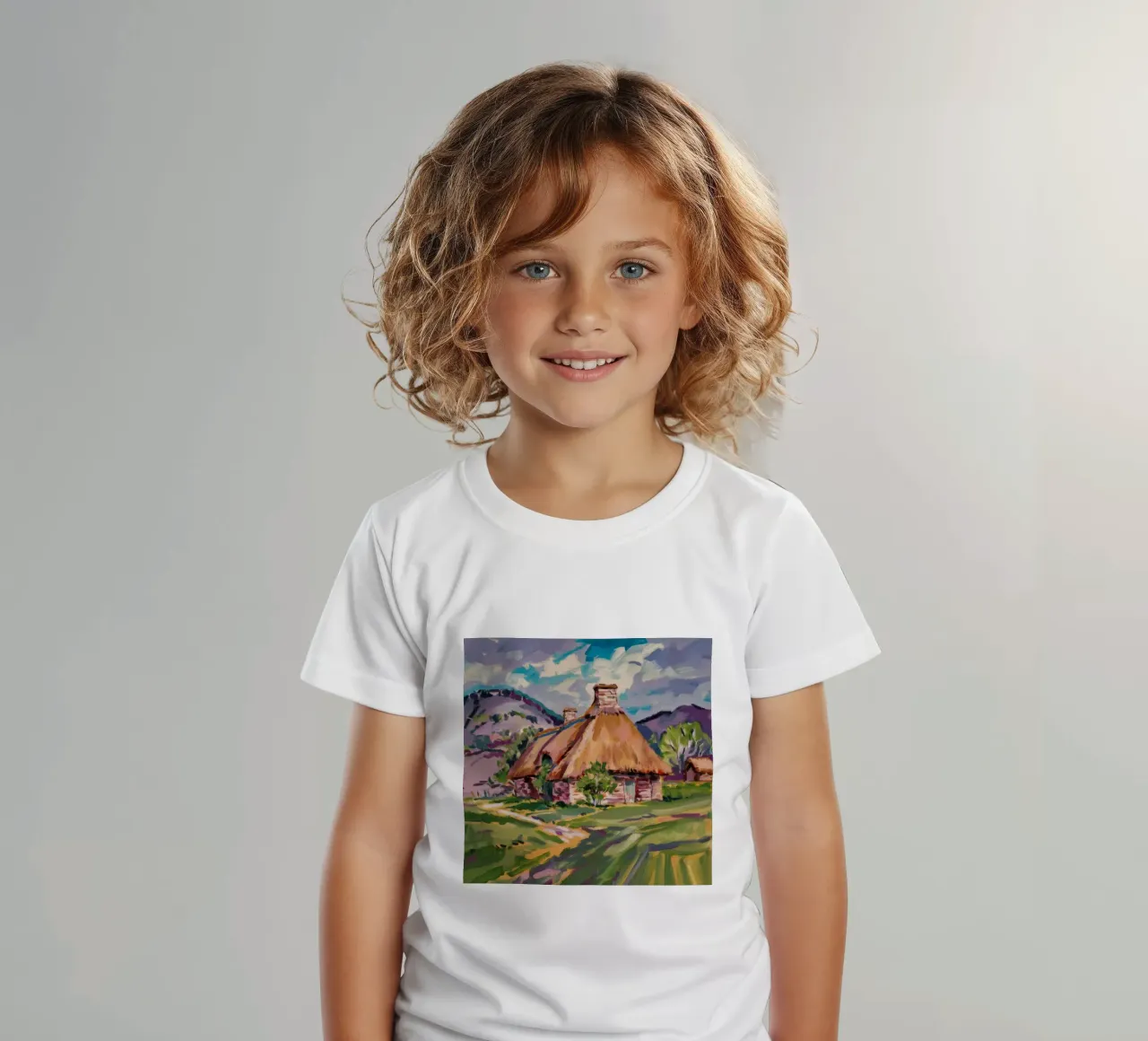 Repos du toit de chaume t-shirt enfant de Celestial Harmony