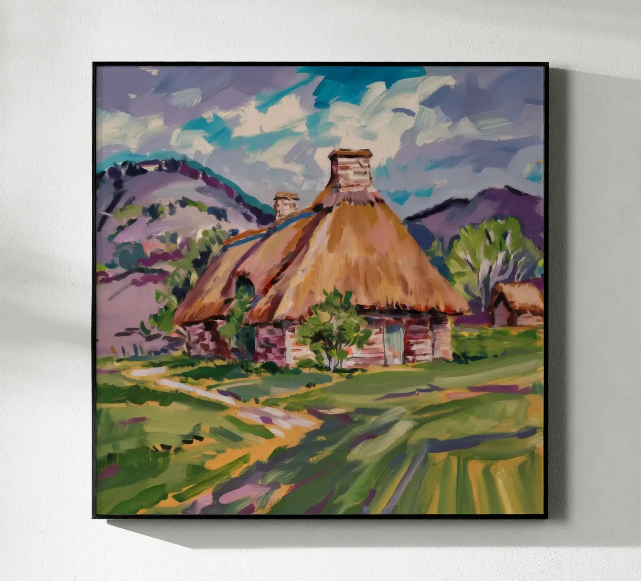 Rieten Dak acryl van Celestial Harmony