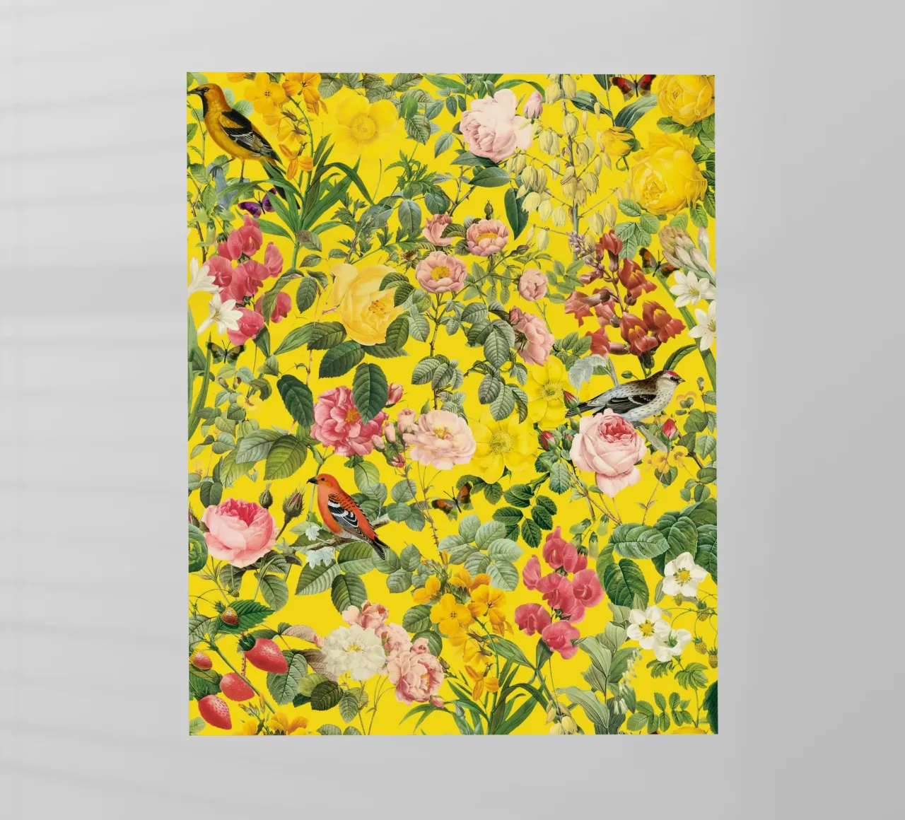 Floral and Birds - Colorful pellicola backlit da burcukorkmazyurek