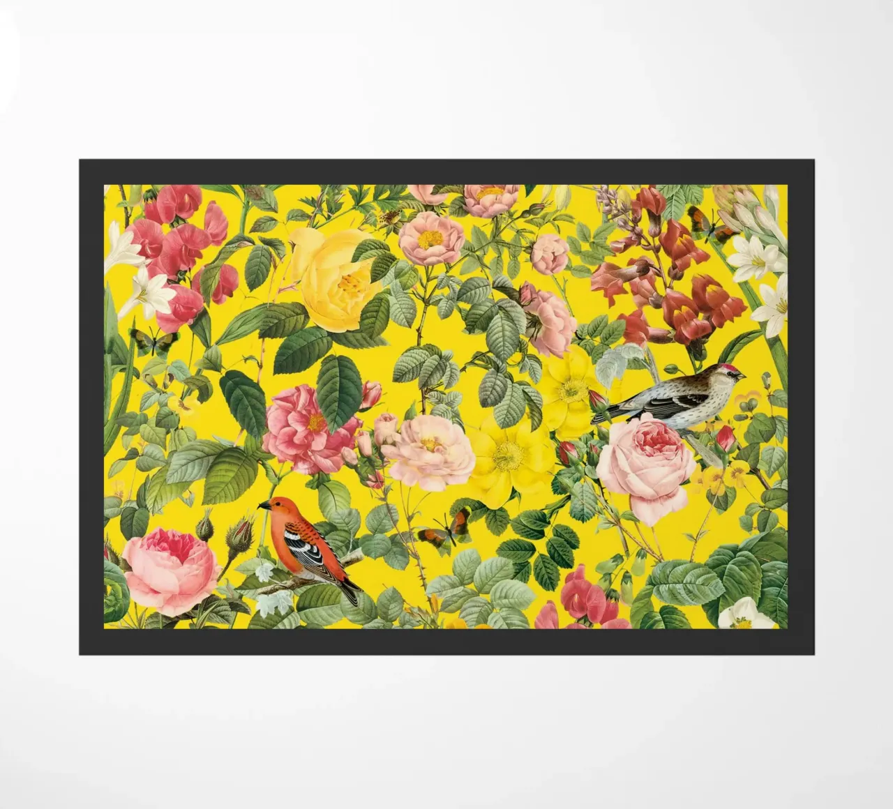 Floral and Birds - Colorful zerbino da burcukorkmazyurek