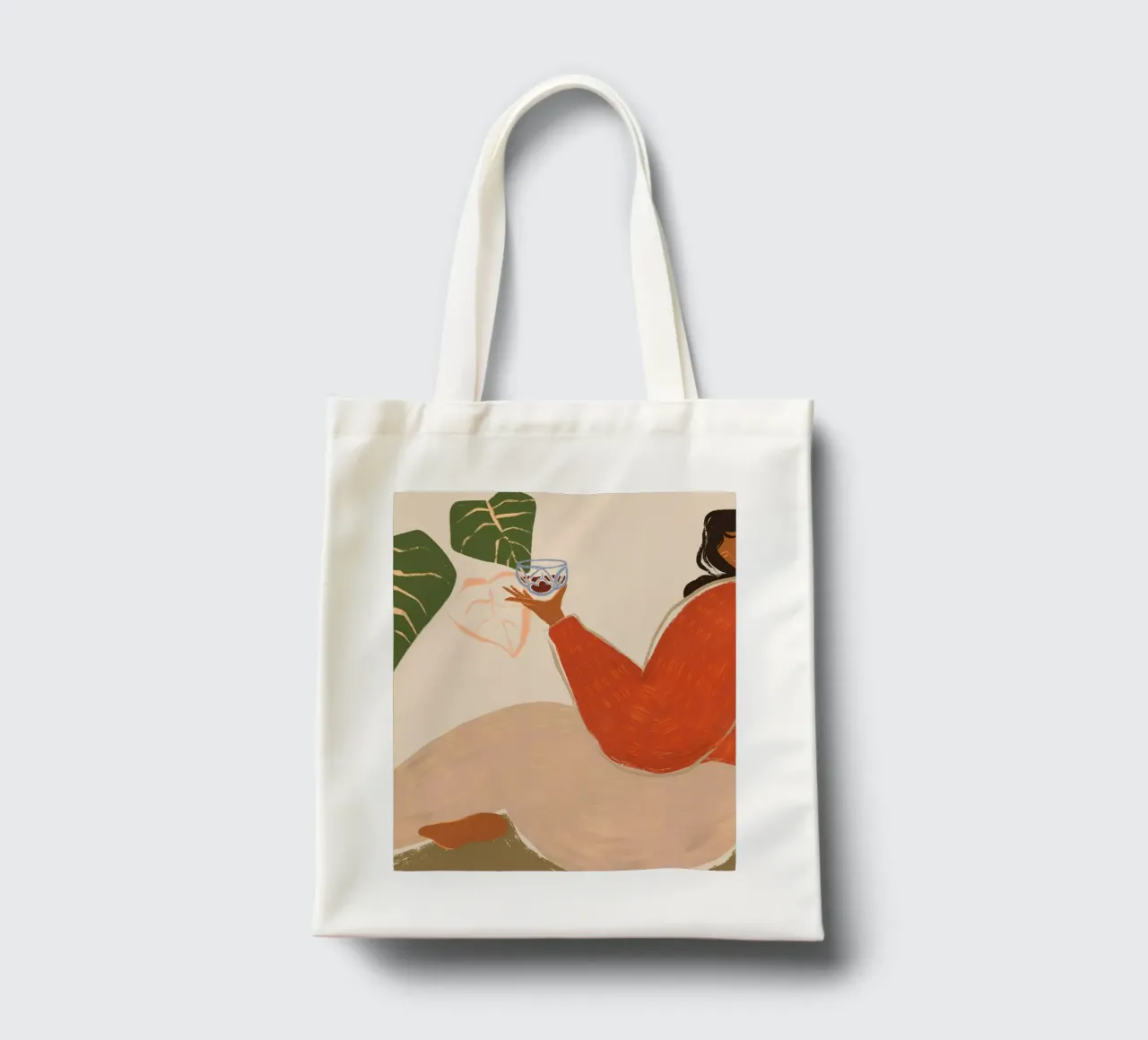 Grape Juice borsa in juta da Arty Guava
