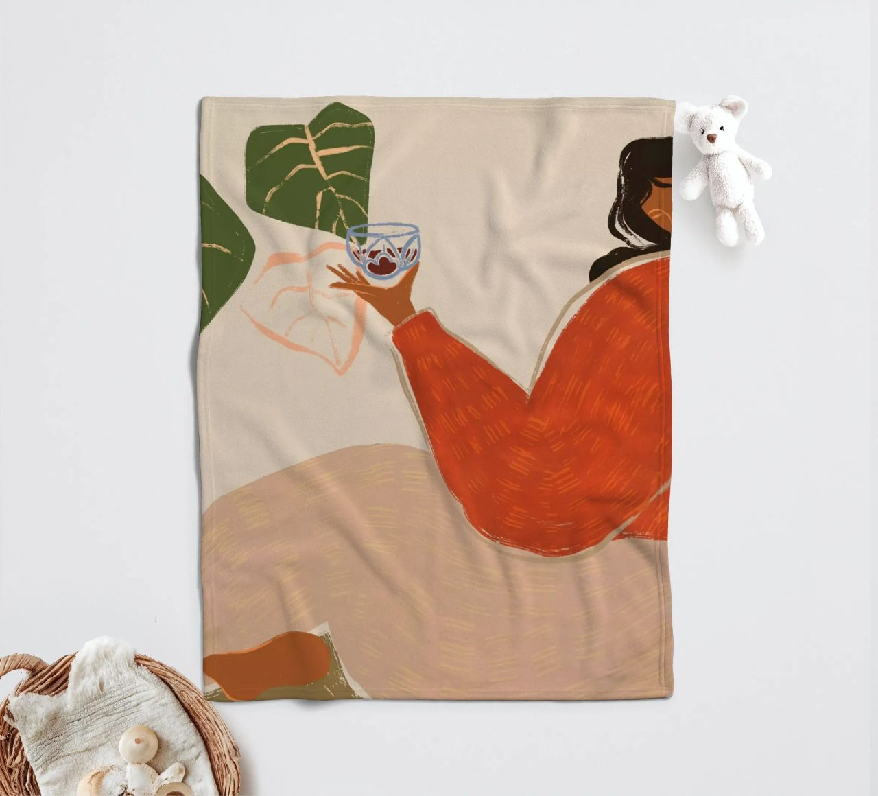 Grape Juice coperta in pile da Arty Guava