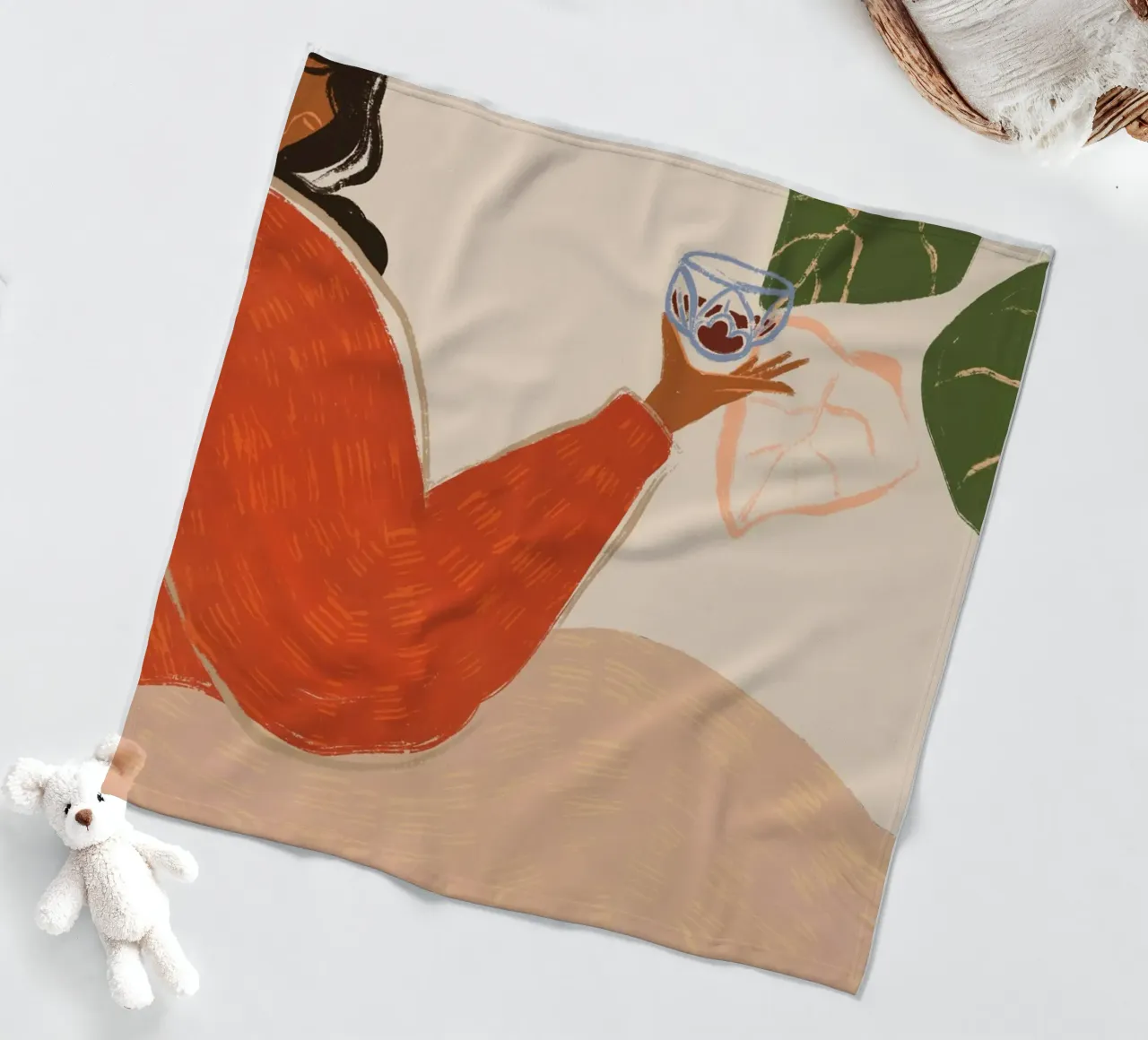 Grape Juice coperta in pile da Arty Guava