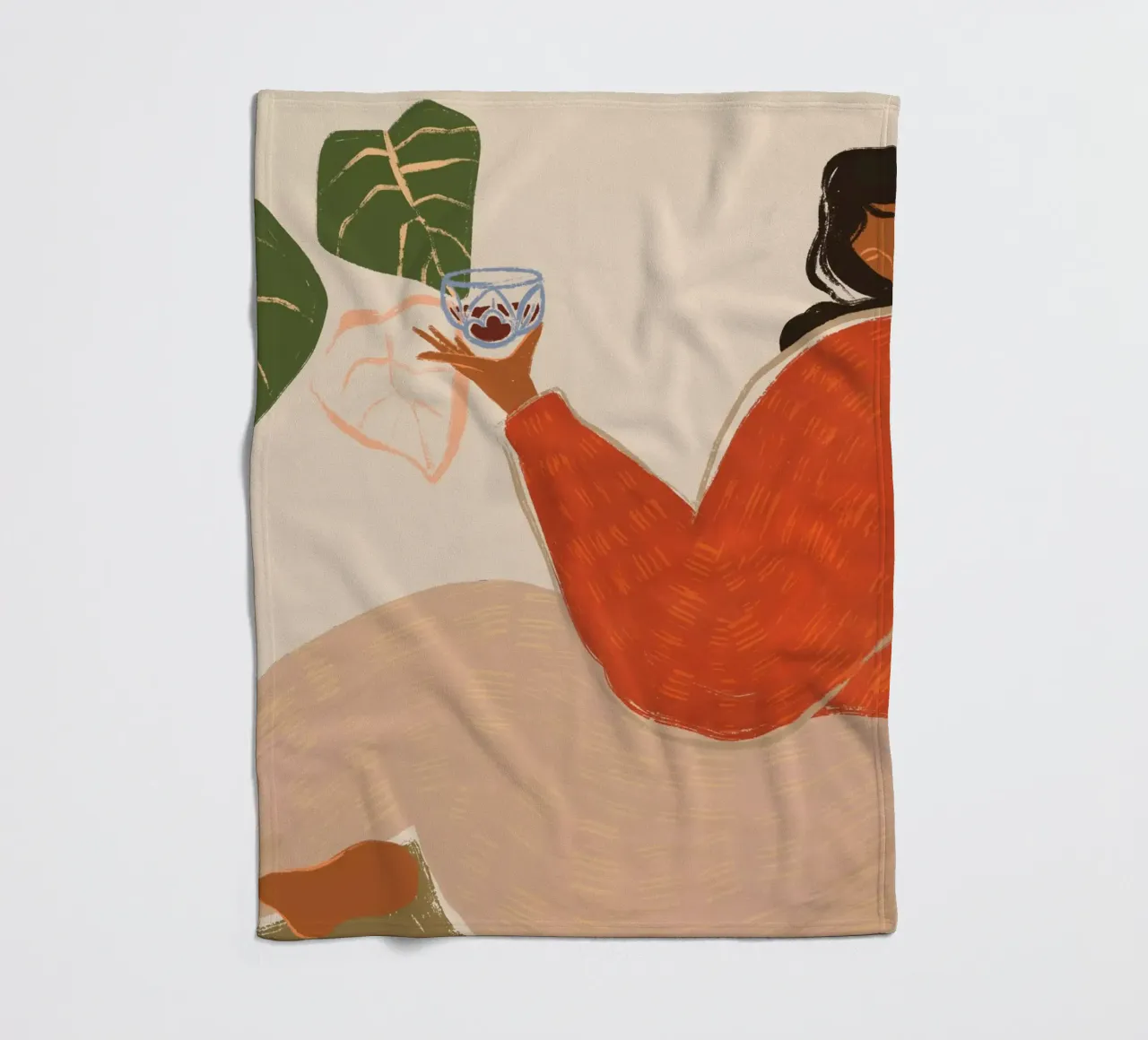 Grape Juice coperta in pile da Arty Guava