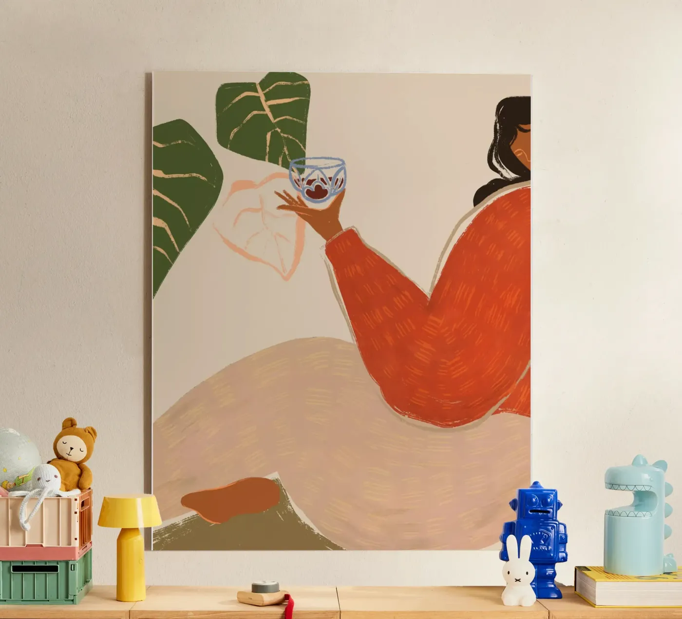 Grape Juice acryl van Arty Guava