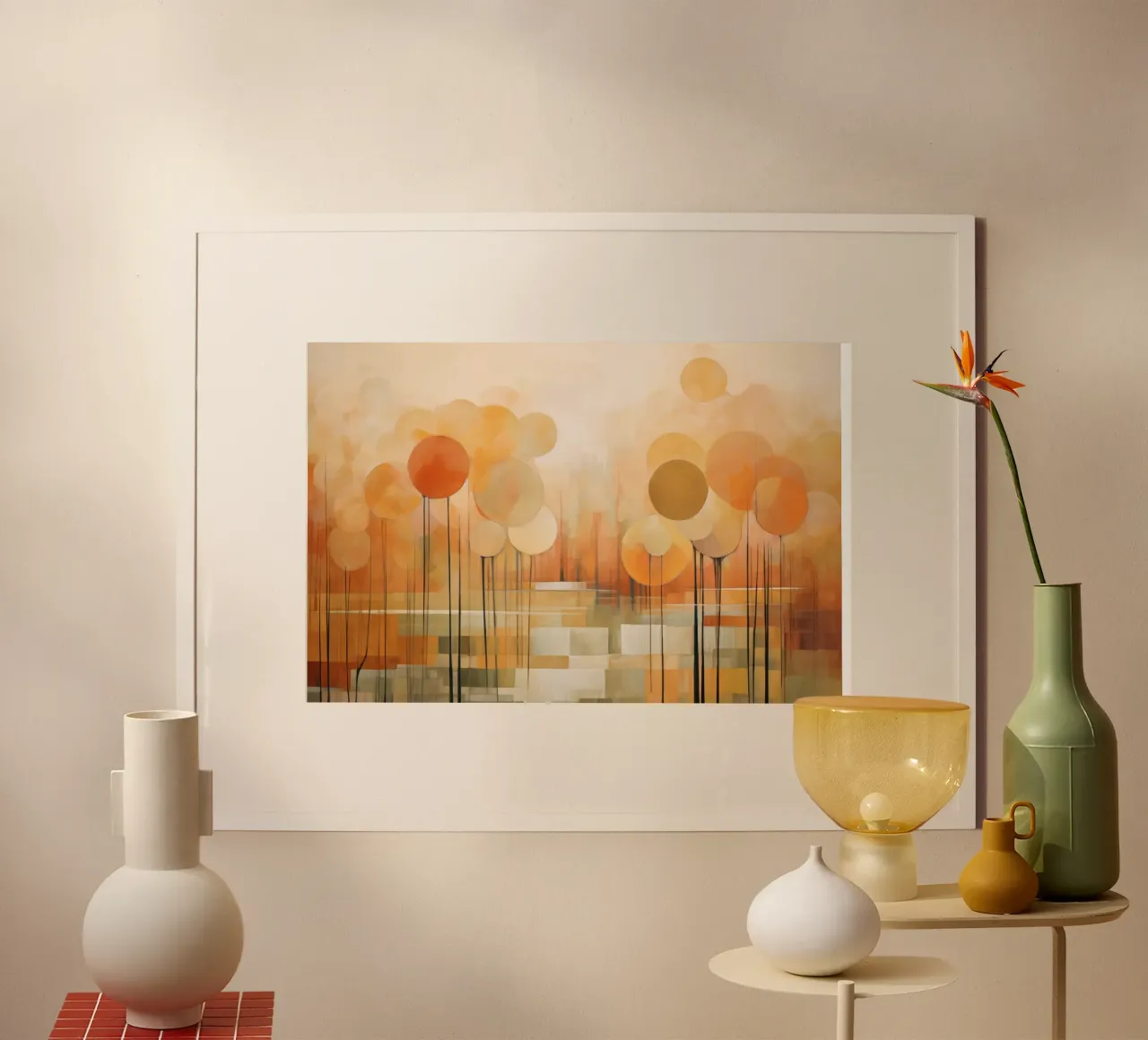 Arte da parete di Imagine poster con telaio in alluminio da Imagine