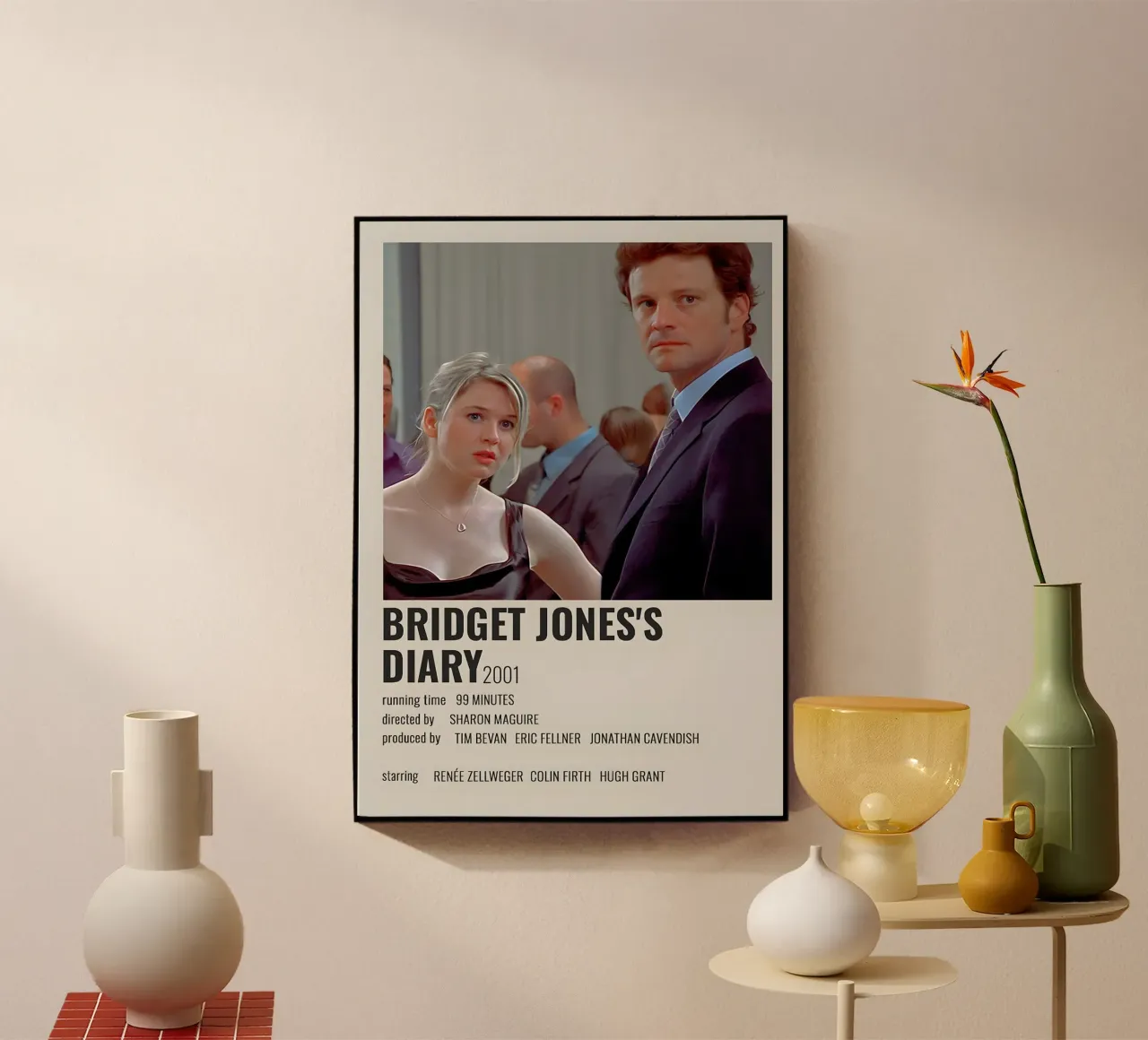 BRIDGET JONES'S DIARY 2001 plexiglass da MVFminimalist