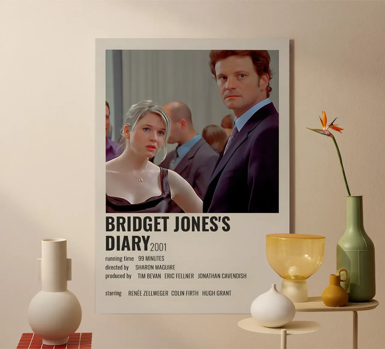 BRIDGET JONES'S DIARY 2001 plexiglass da MVFminimalist