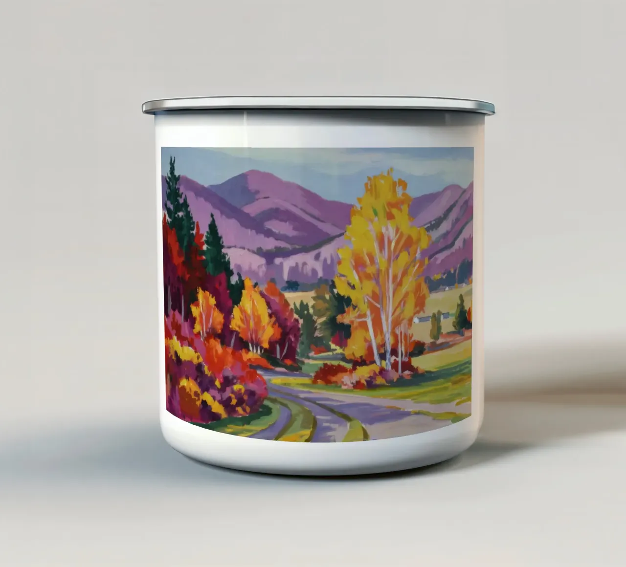 Strada forestale Firefall tazza in smalto da Celestial Harmony