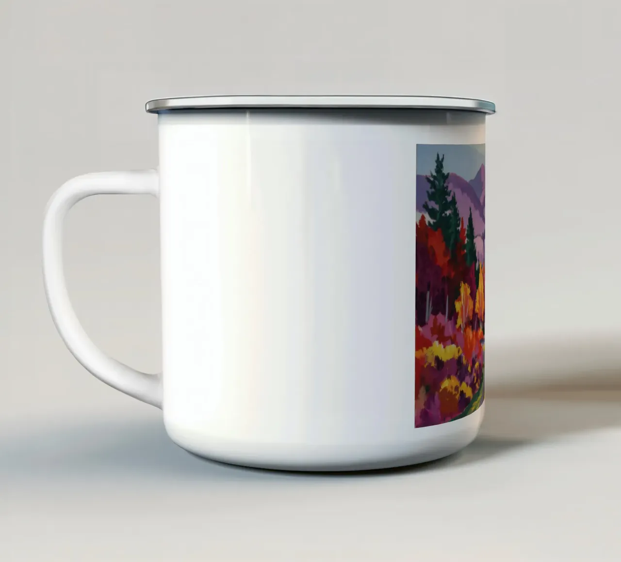 Strada forestale Firefall tazza in smalto da Celestial Harmony
