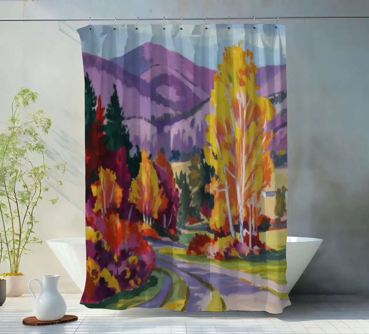 Strada forestale Firefall tenda da doccia da Celestial Harmony