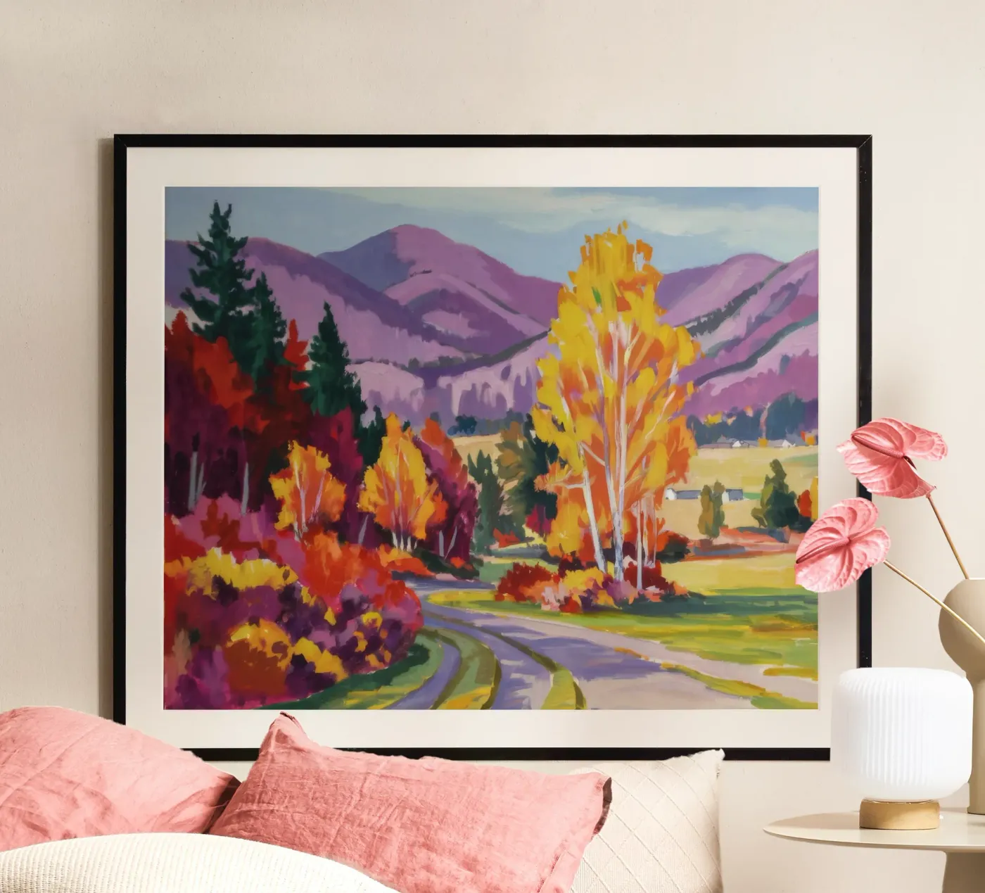 Strada forestale Firefall poster da Celestial Harmony