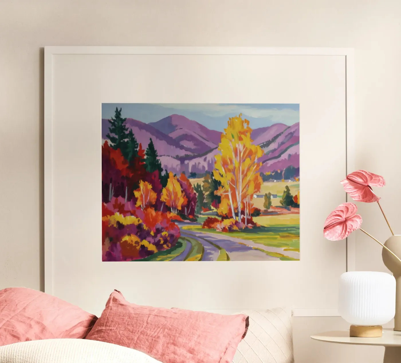 Strada forestale Firefall poster da Celestial Harmony