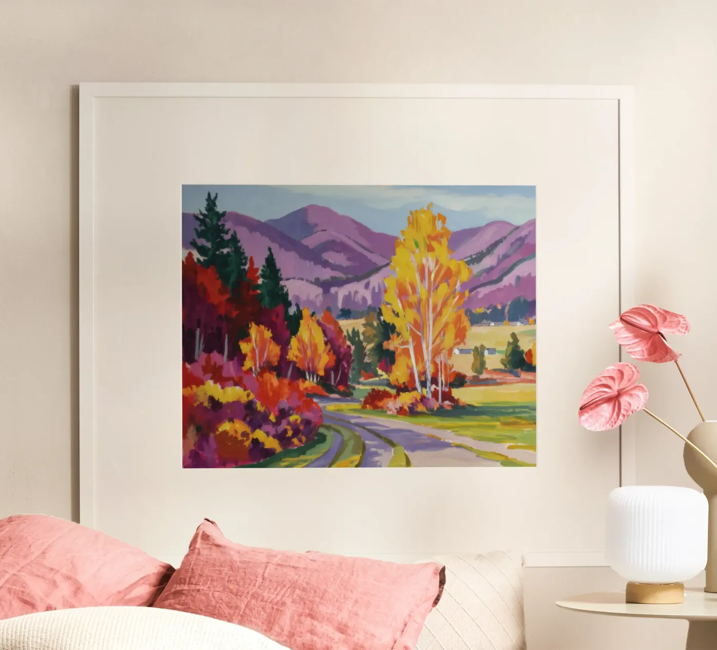 Strada forestale Firefall poster da Celestial Harmony