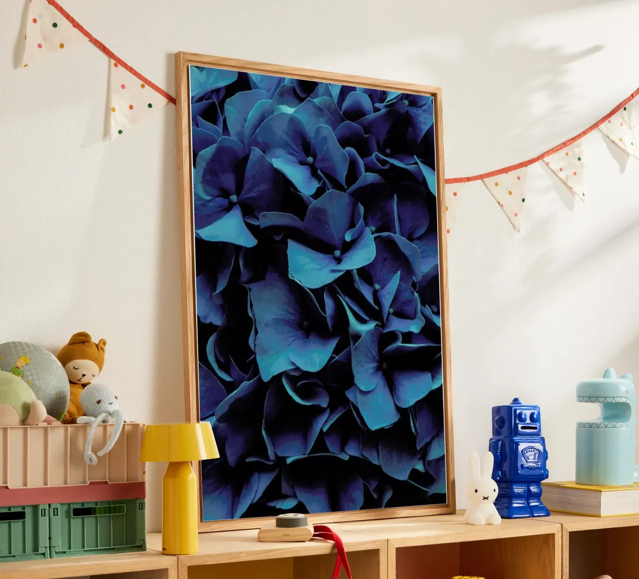 Blue Blossoms plexiglass da Sebastian Hilgetag