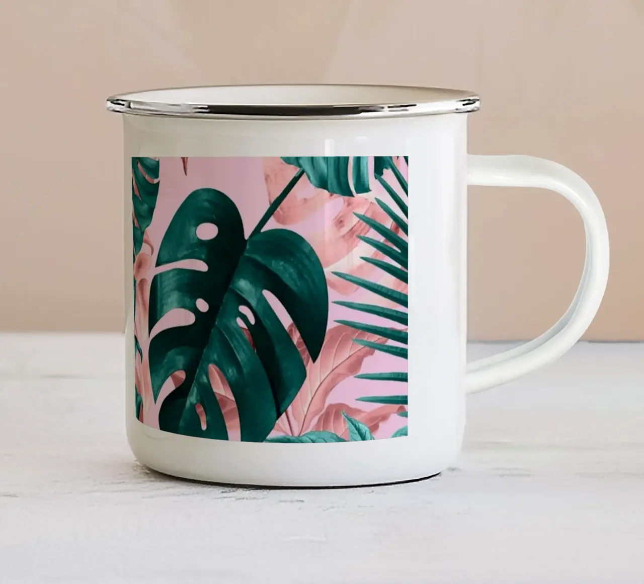 Tropical Garden II tazza in smalto da burcukorkmazyurek