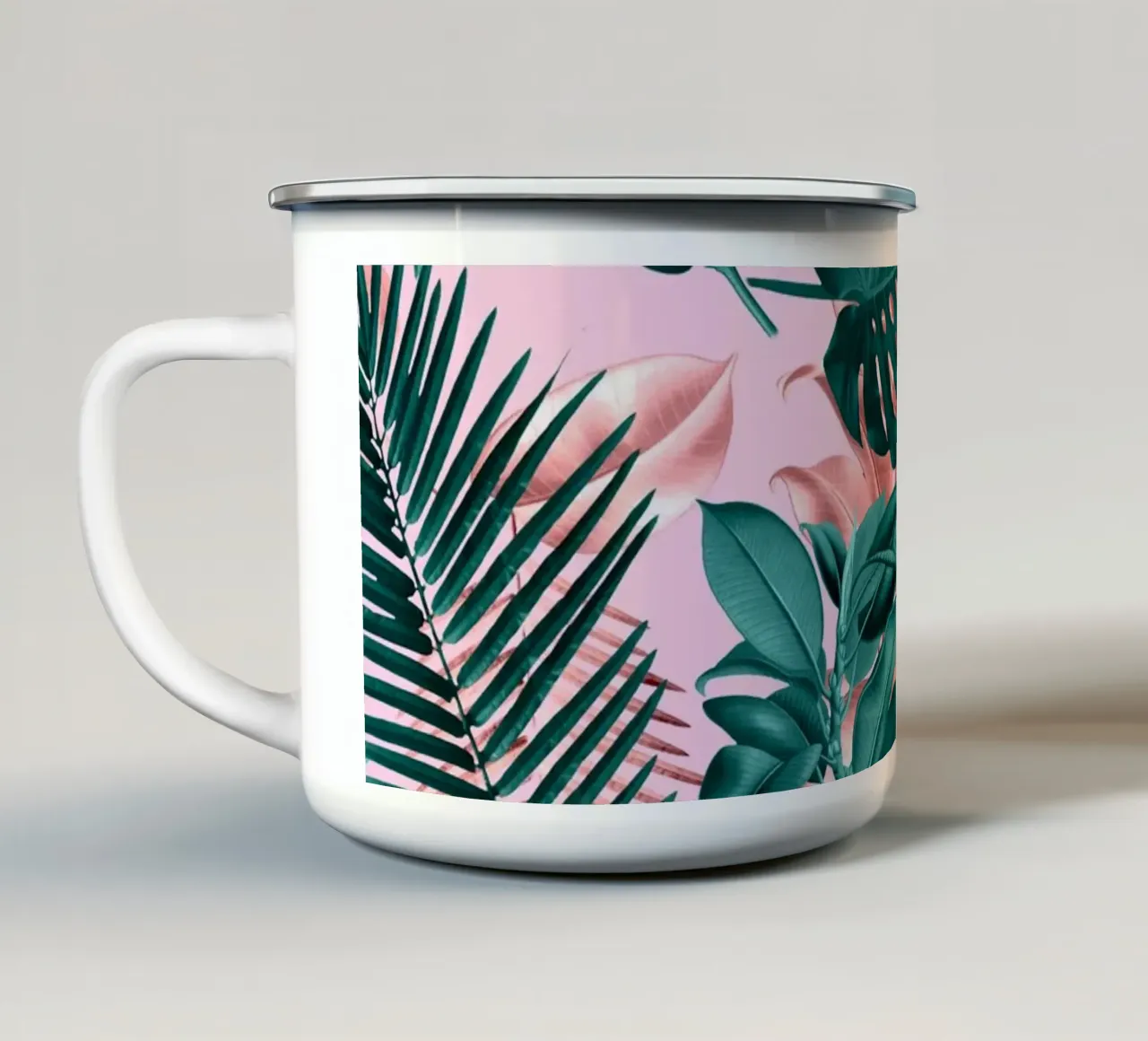 Tropical Garden II tazza in smalto da burcukorkmazyurek