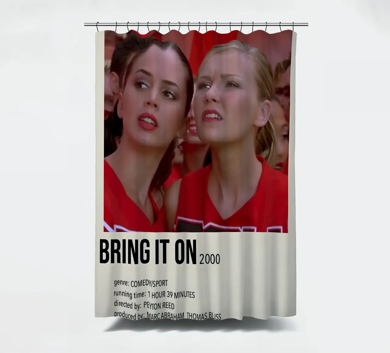 BRING IT ON 2000 Duschvorhang von MVFminimalist