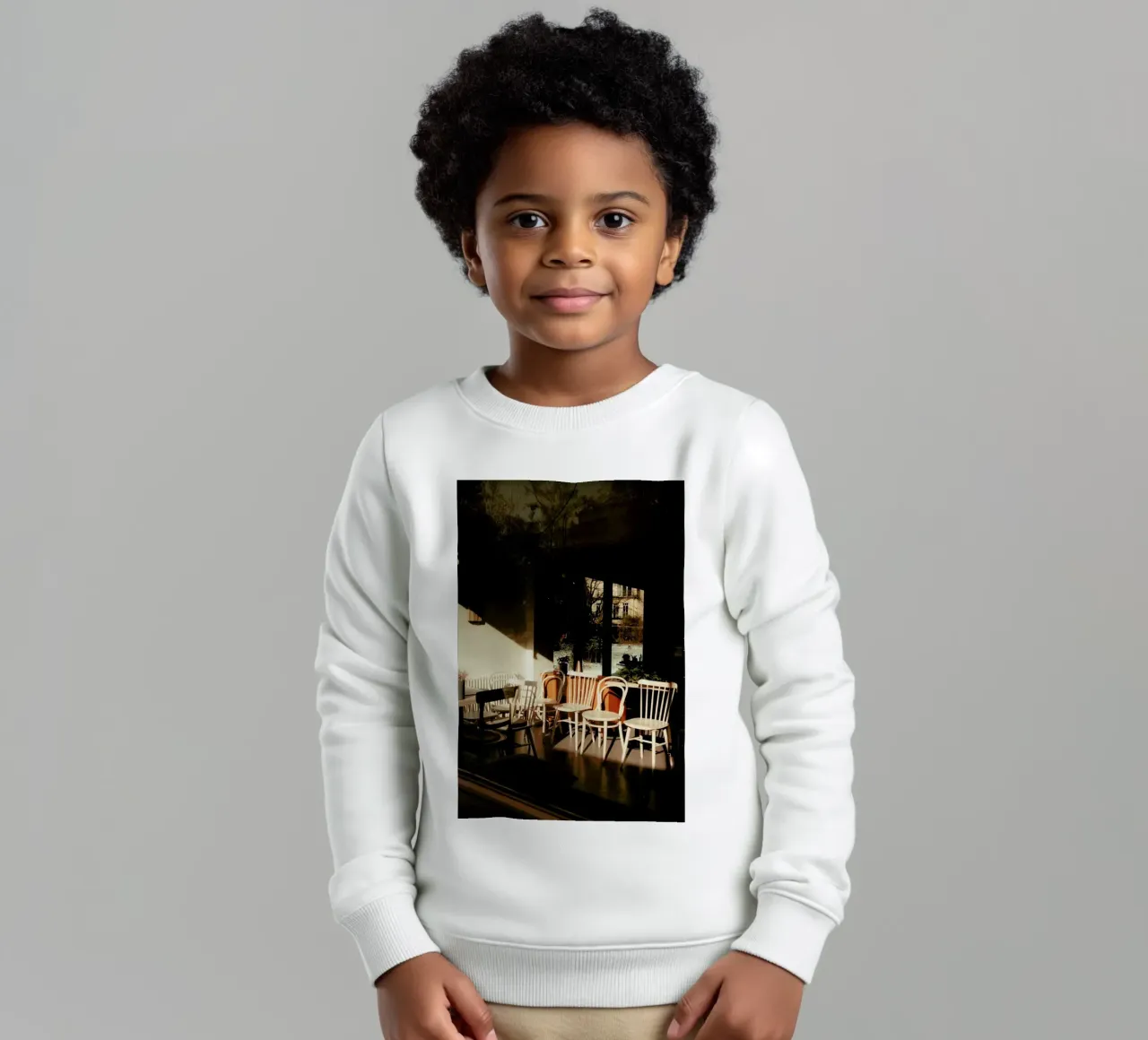 Analog Vibes Kinder Sweatshirt von Sebastian Hilgetag
