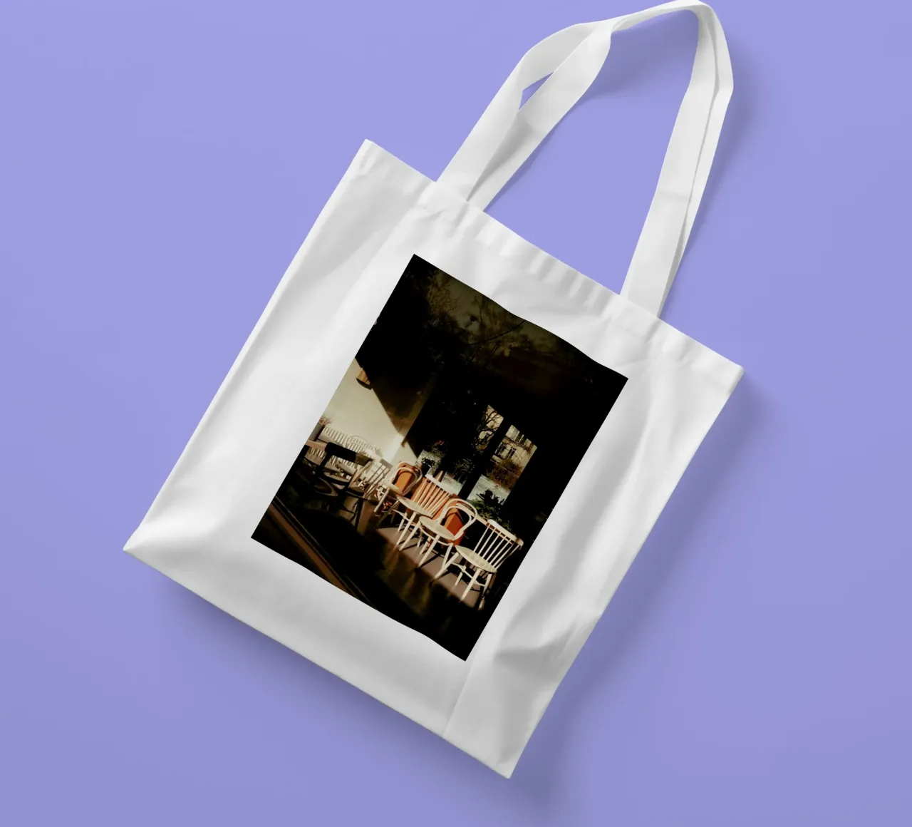 Analog Vibes borsa in juta da Sebastian Hilgetag