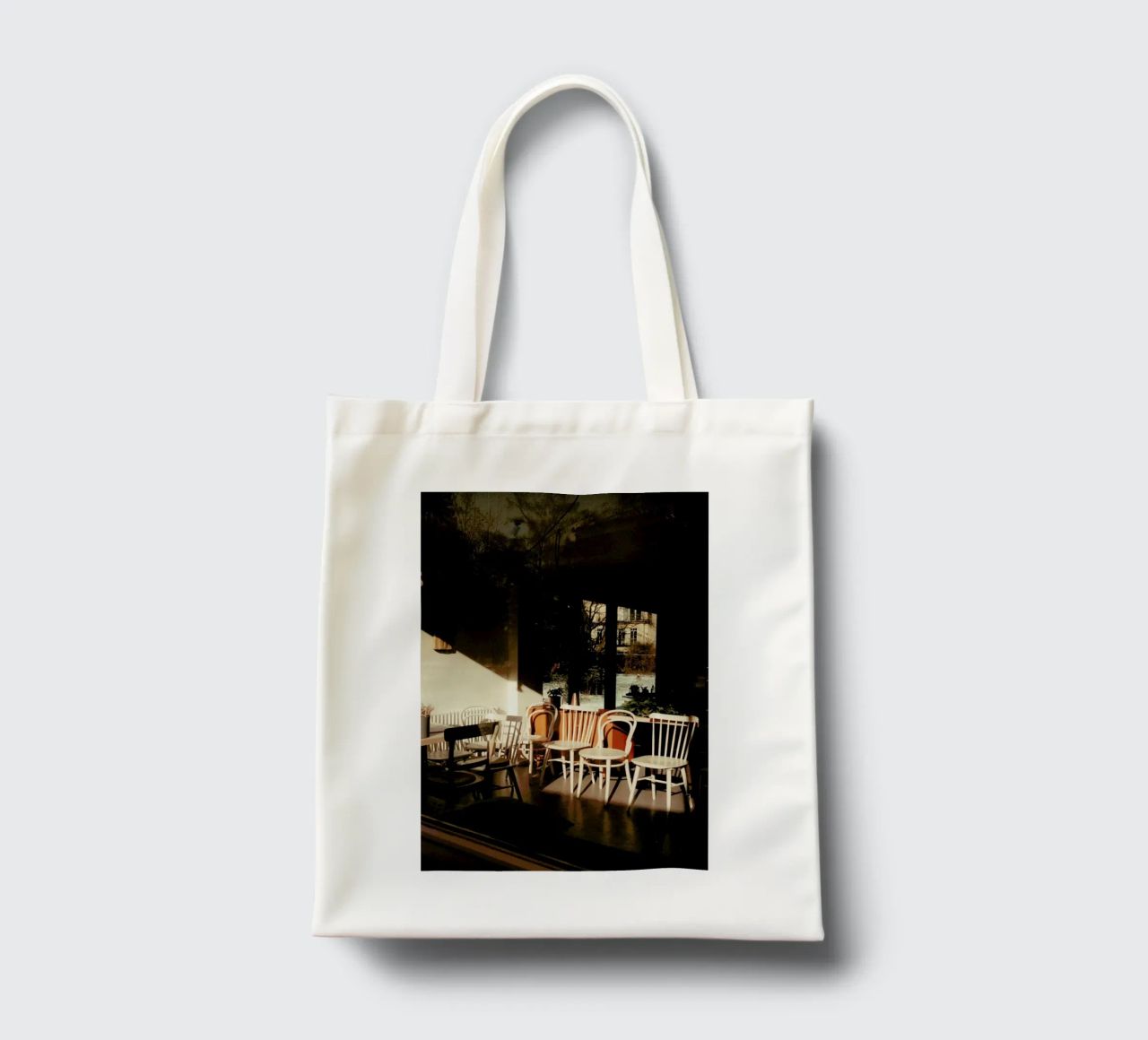 Analog Vibes borsa in juta da Sebastian Hilgetag