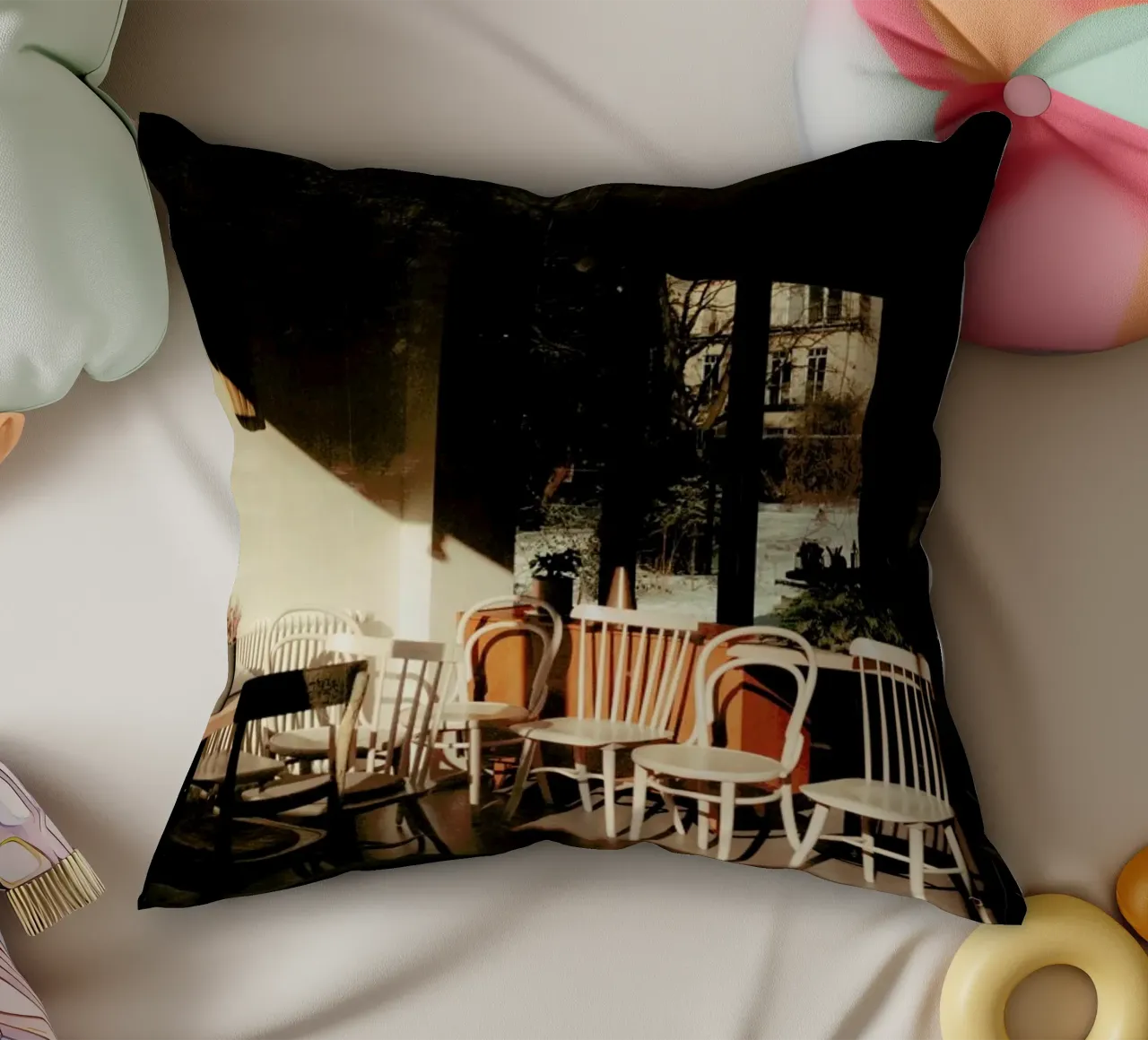 Analog Vibes cuscino da Sebastian Hilgetag