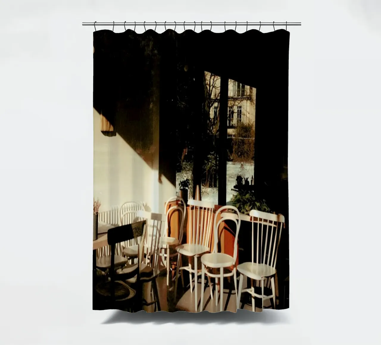 Analog Vibes tenda da doccia da Sebastian Hilgetag