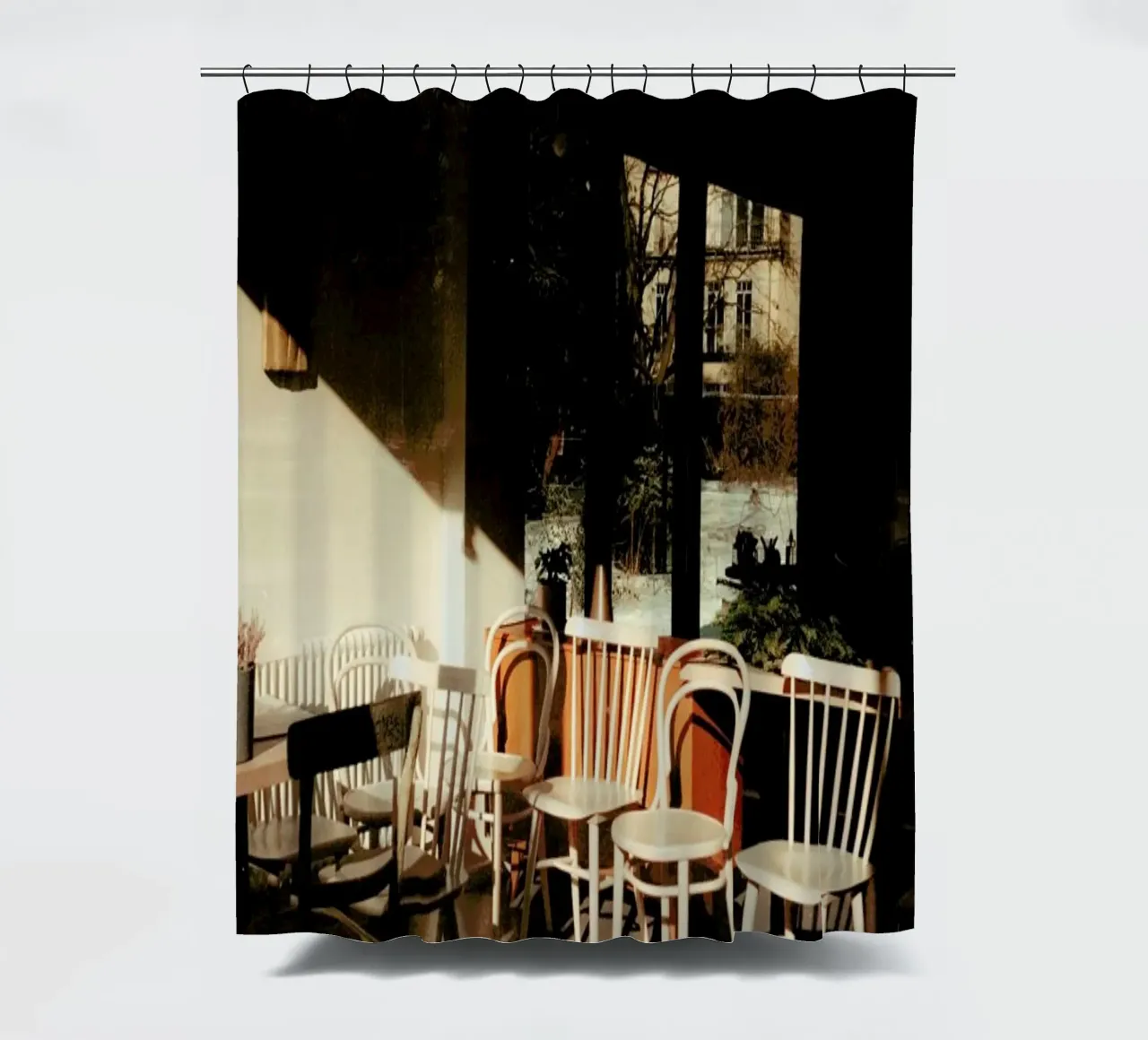 Analog Vibes tenda da doccia da Sebastian Hilgetag