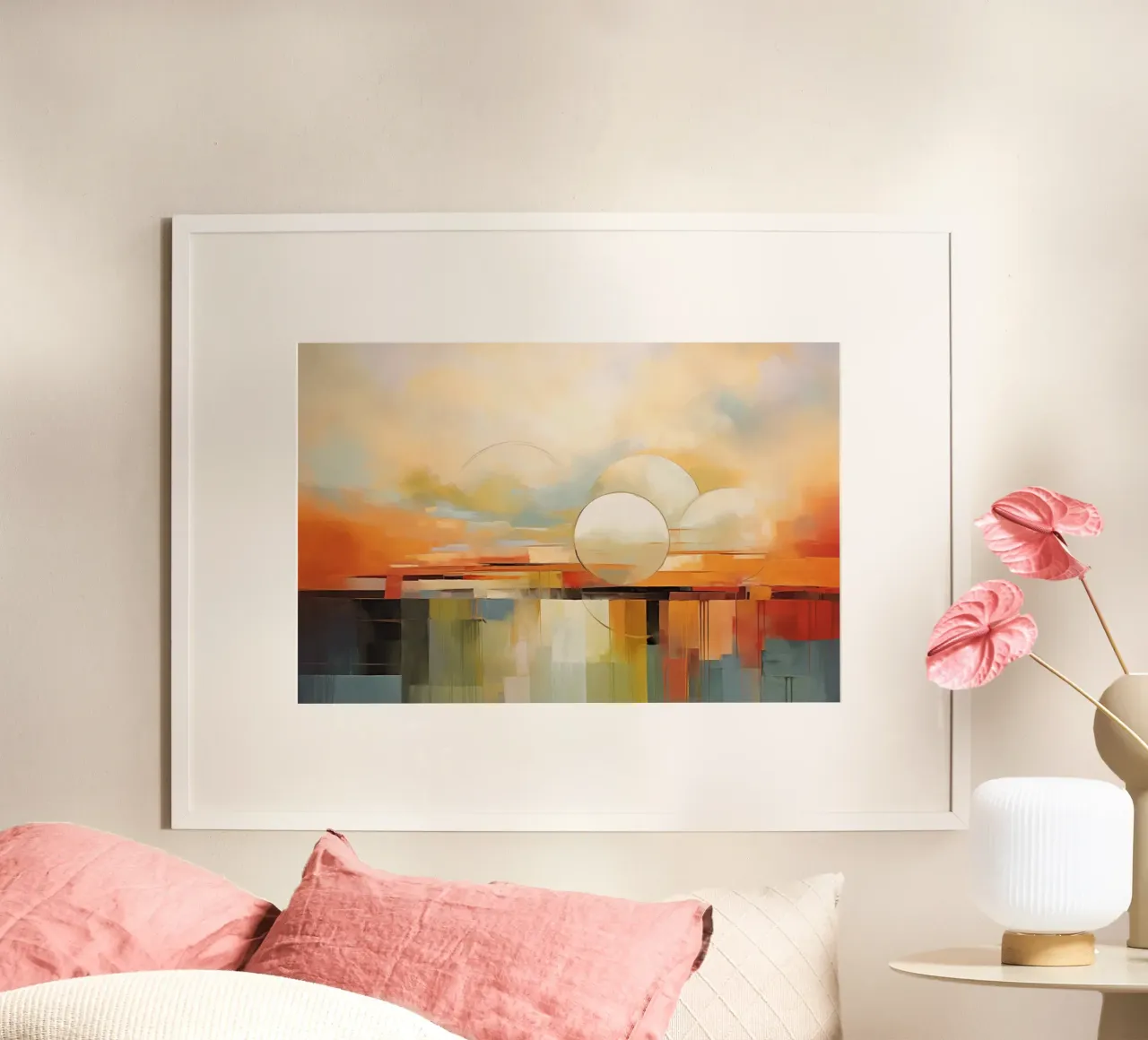 Arte da parete di Imagine poster con telaio in alluminio da Imagine