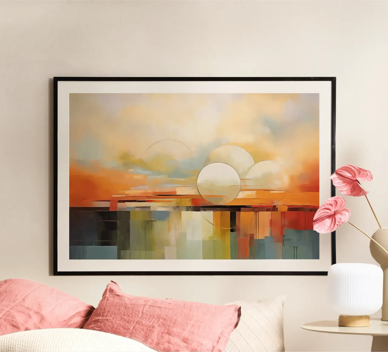 Arte da parete di Imagine poster con telaio in alluminio da Imagine