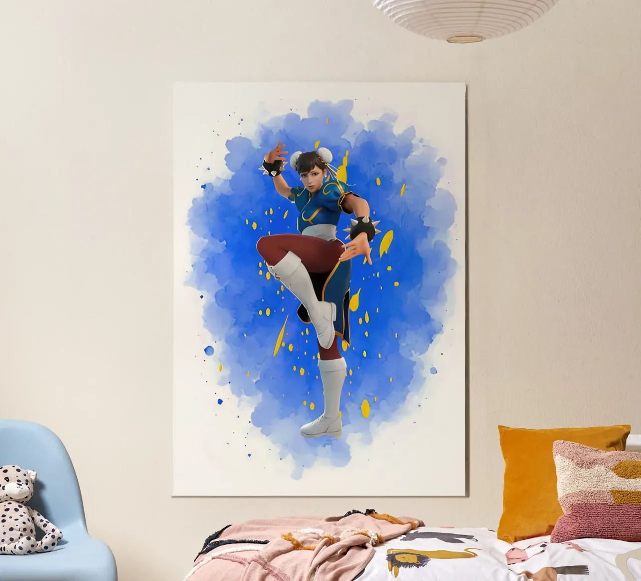 Chun Li Fortnite poster con telaio in alluminio da NextPixel