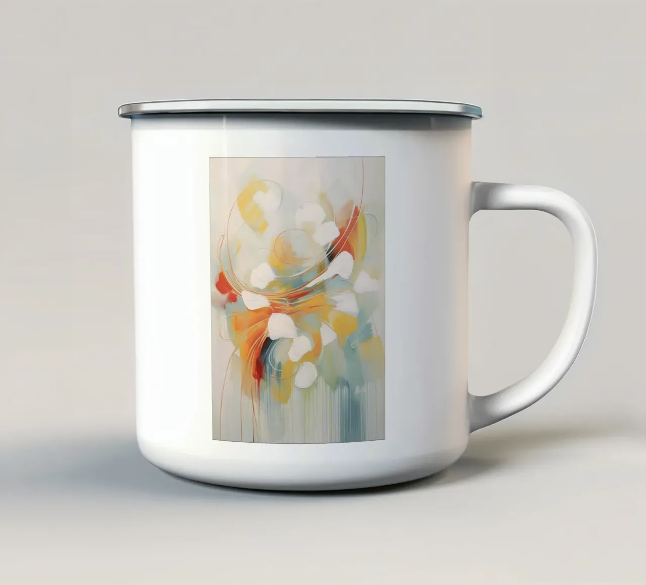 Arte da parete di Imagine tazza in smalto da Imagine