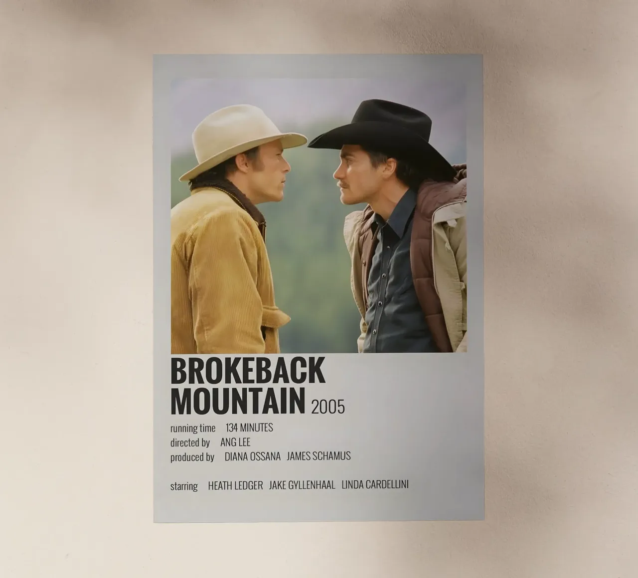BROKEBACK MOUNTAIN 2005 pellicola backlit da MVFminimalist