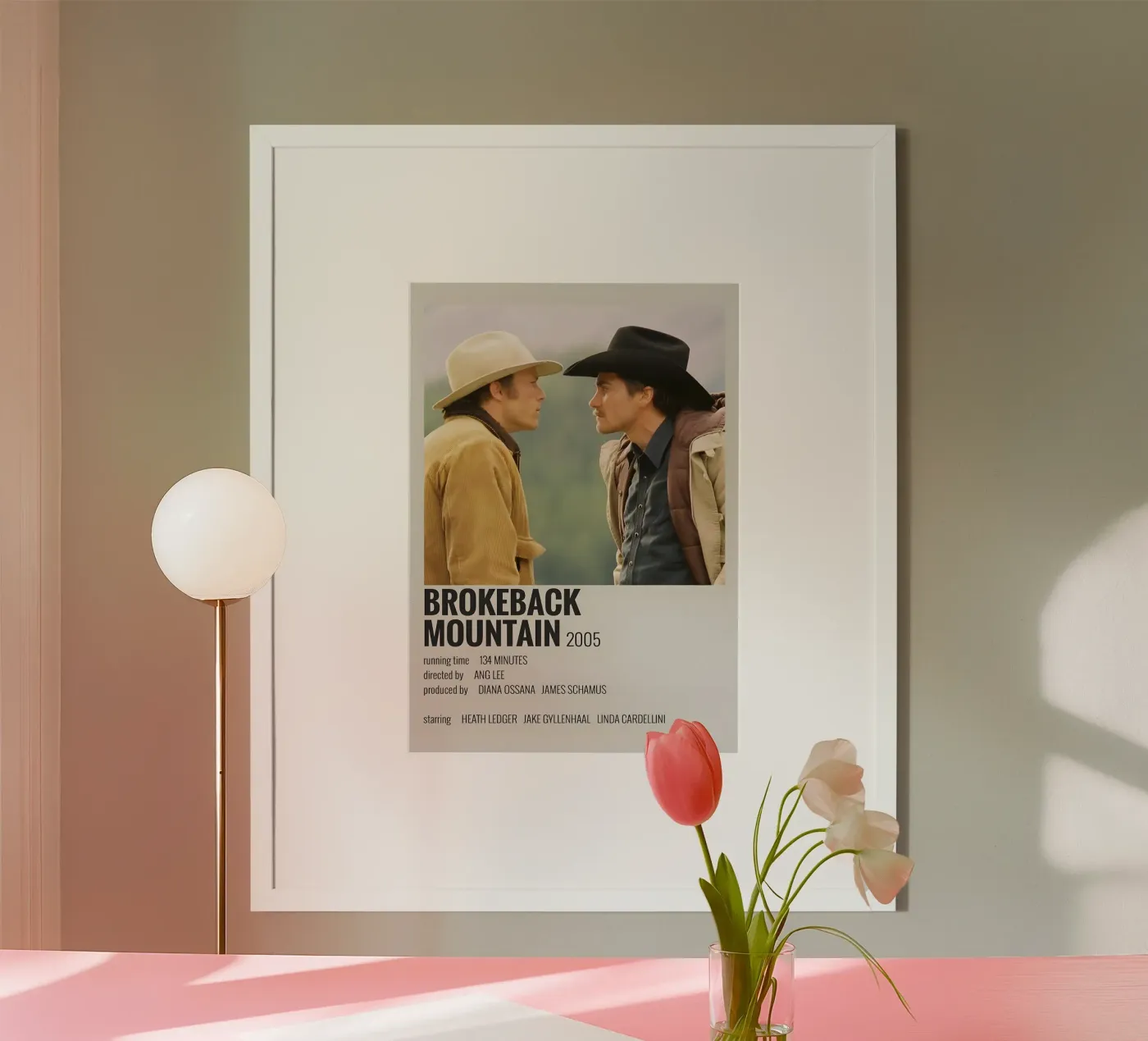 BROKEBACK MOUNTAIN 2005 poster da MVFminimalist