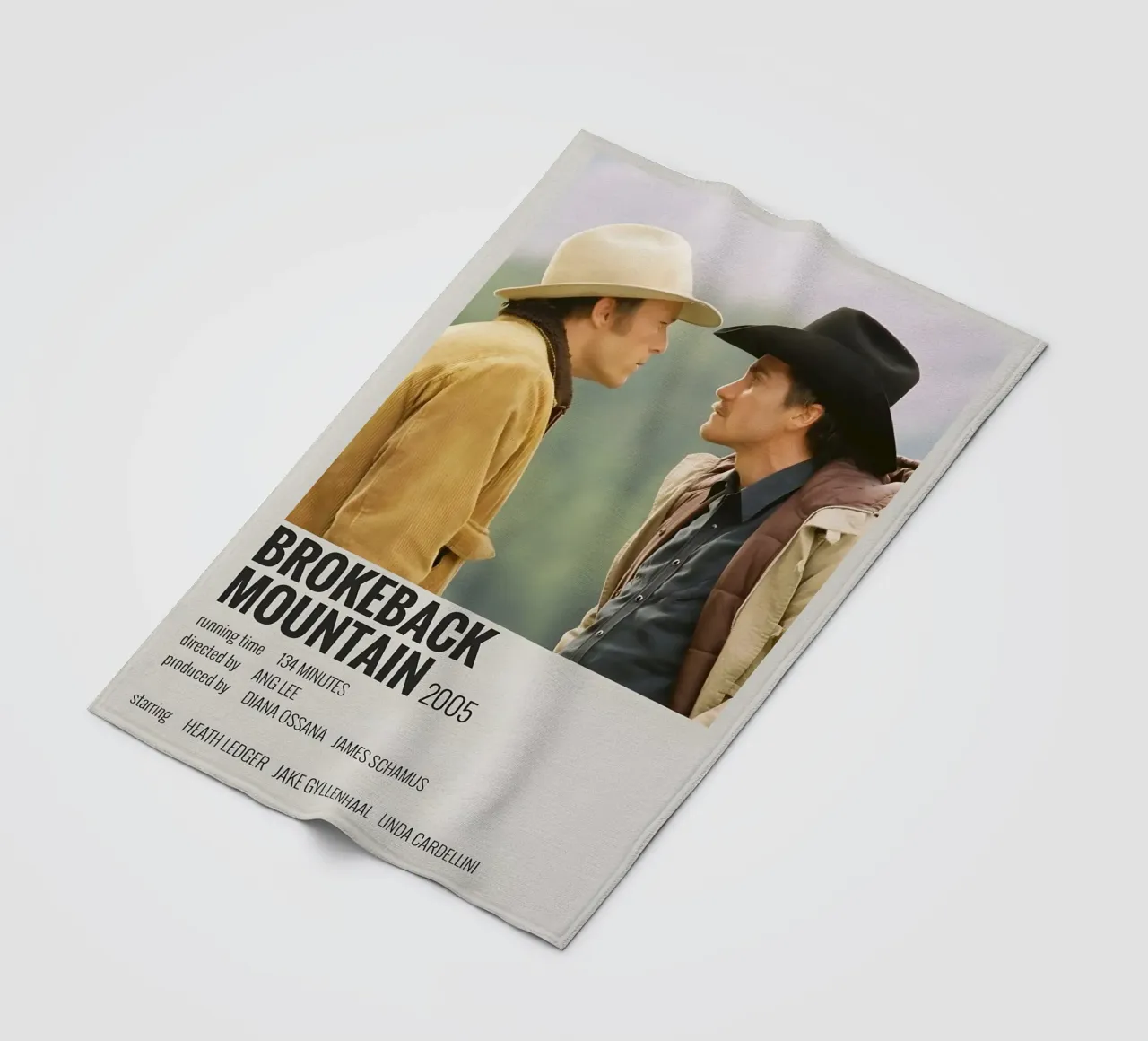 BROKEBACK MOUNTAIN 2005 coperta in pile da MVFminimalist