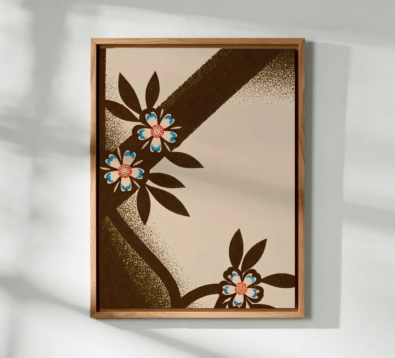Blume Pettern Alu-Dibond von SOUL SHOP