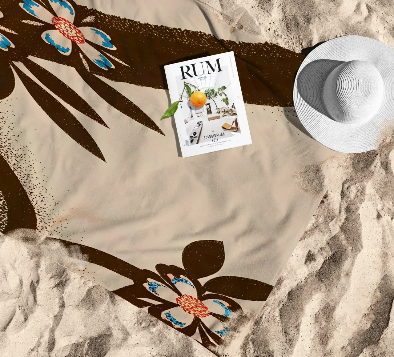 Fiore Pettern telo mare da SOUL SHOP