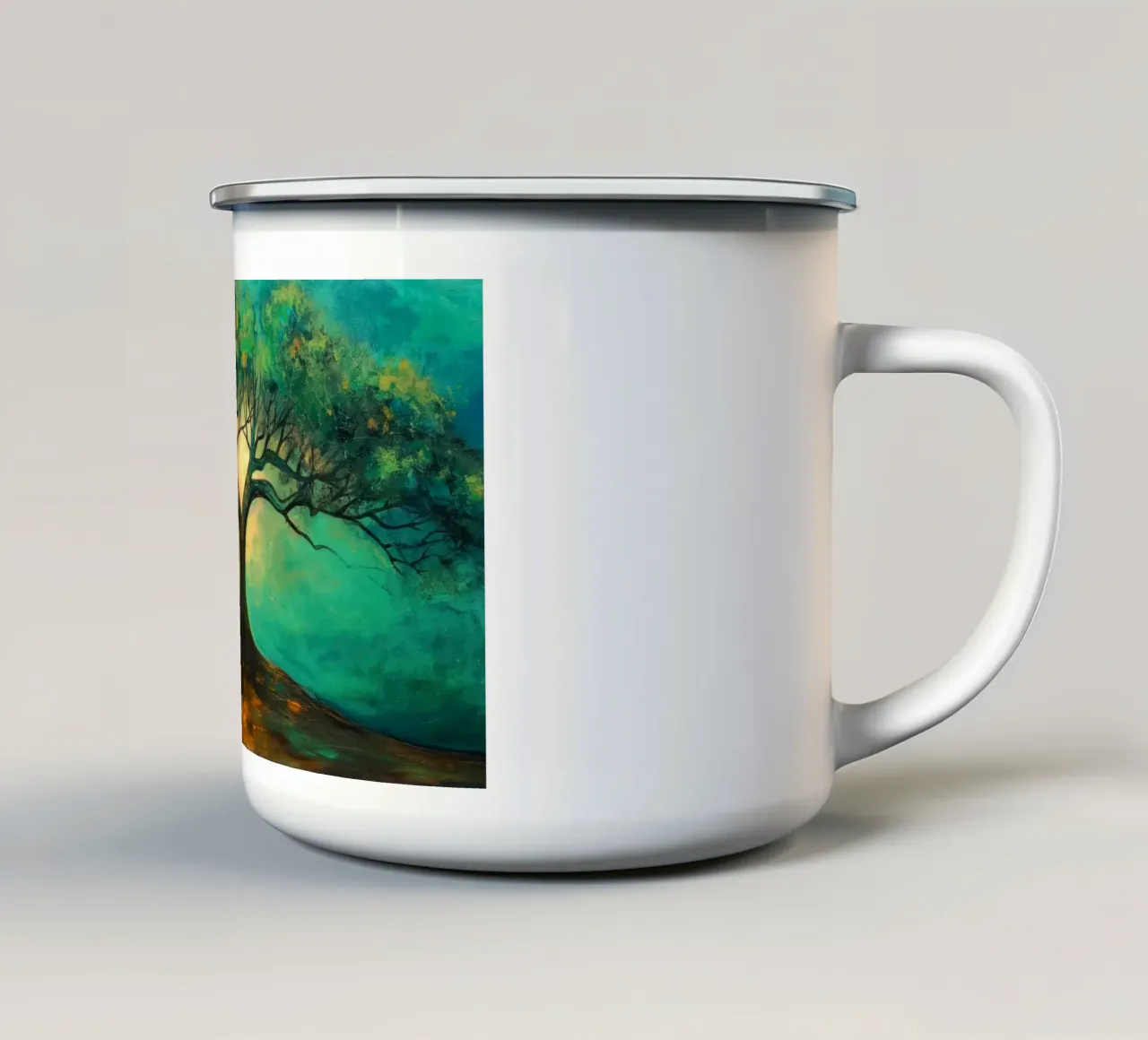 Arte da parete di Imagine tazza in smalto da Imagine