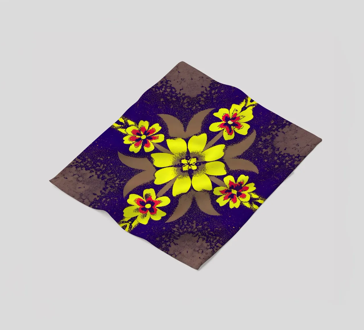 Blume Pettern Fleecedecke von SOUL SHOP