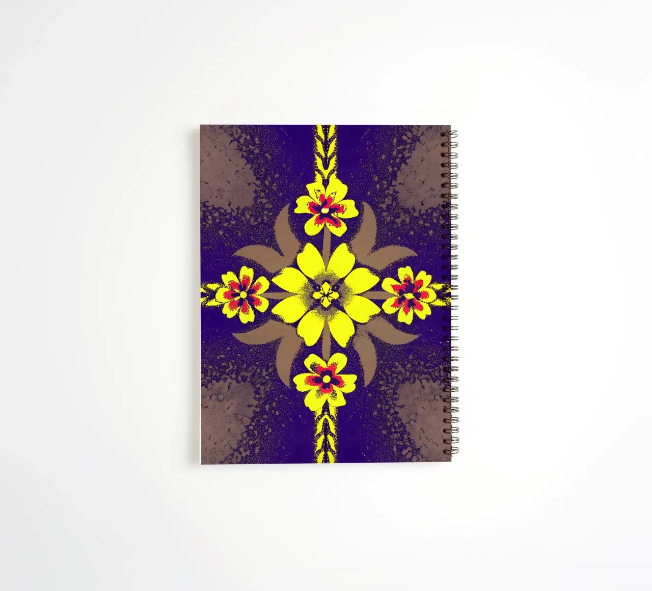 Flower Pettern spiral notebook by SOUL SHOP