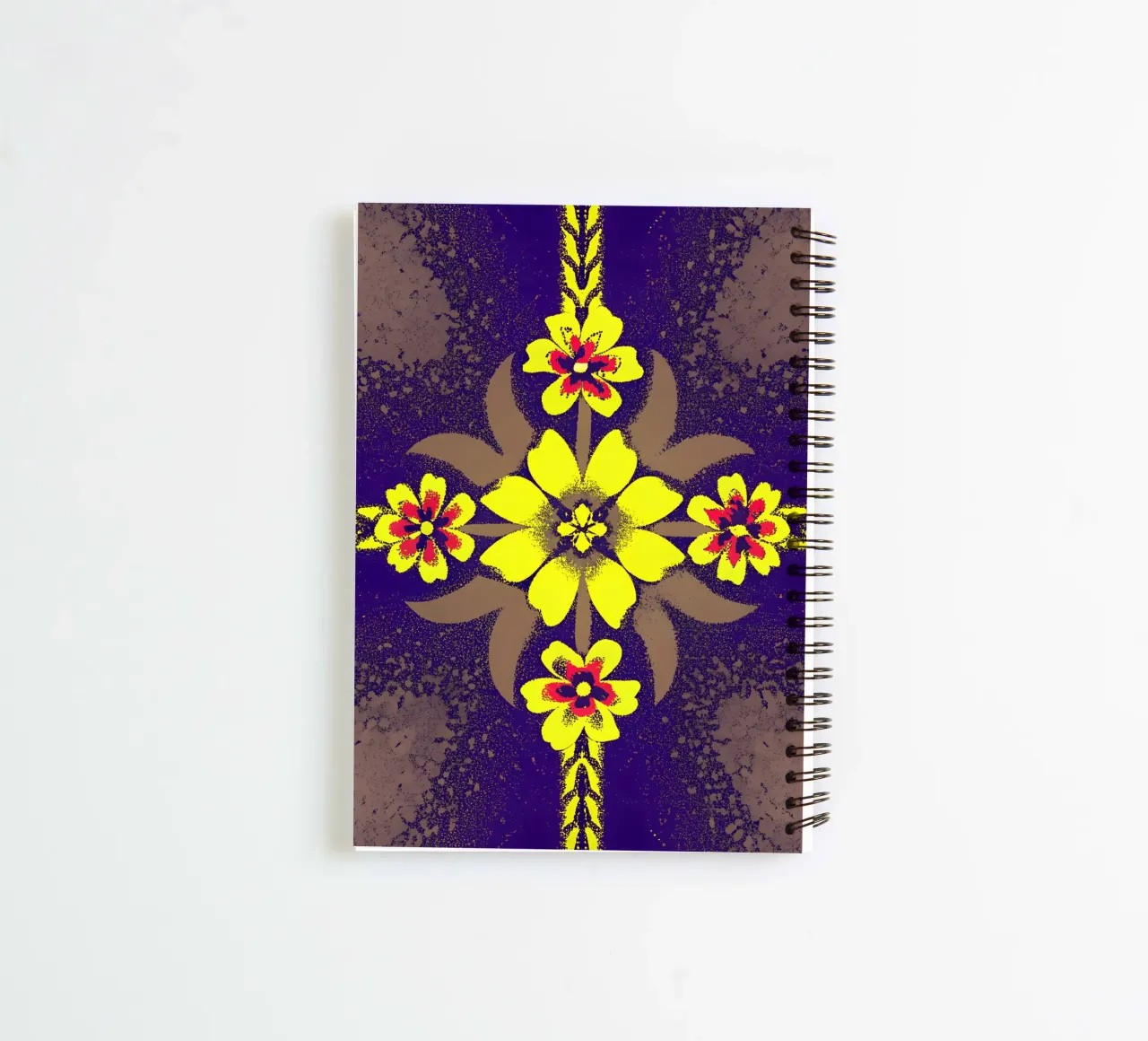 Flower Pettern spiral notebook by SOUL SHOP