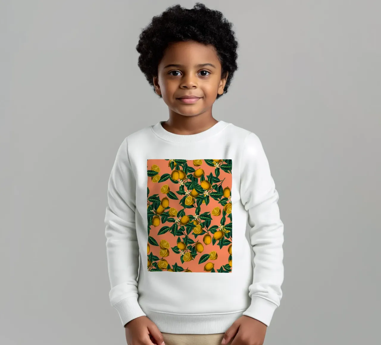 Lemon and Leaf felpa bambino da burcukorkmazyurek