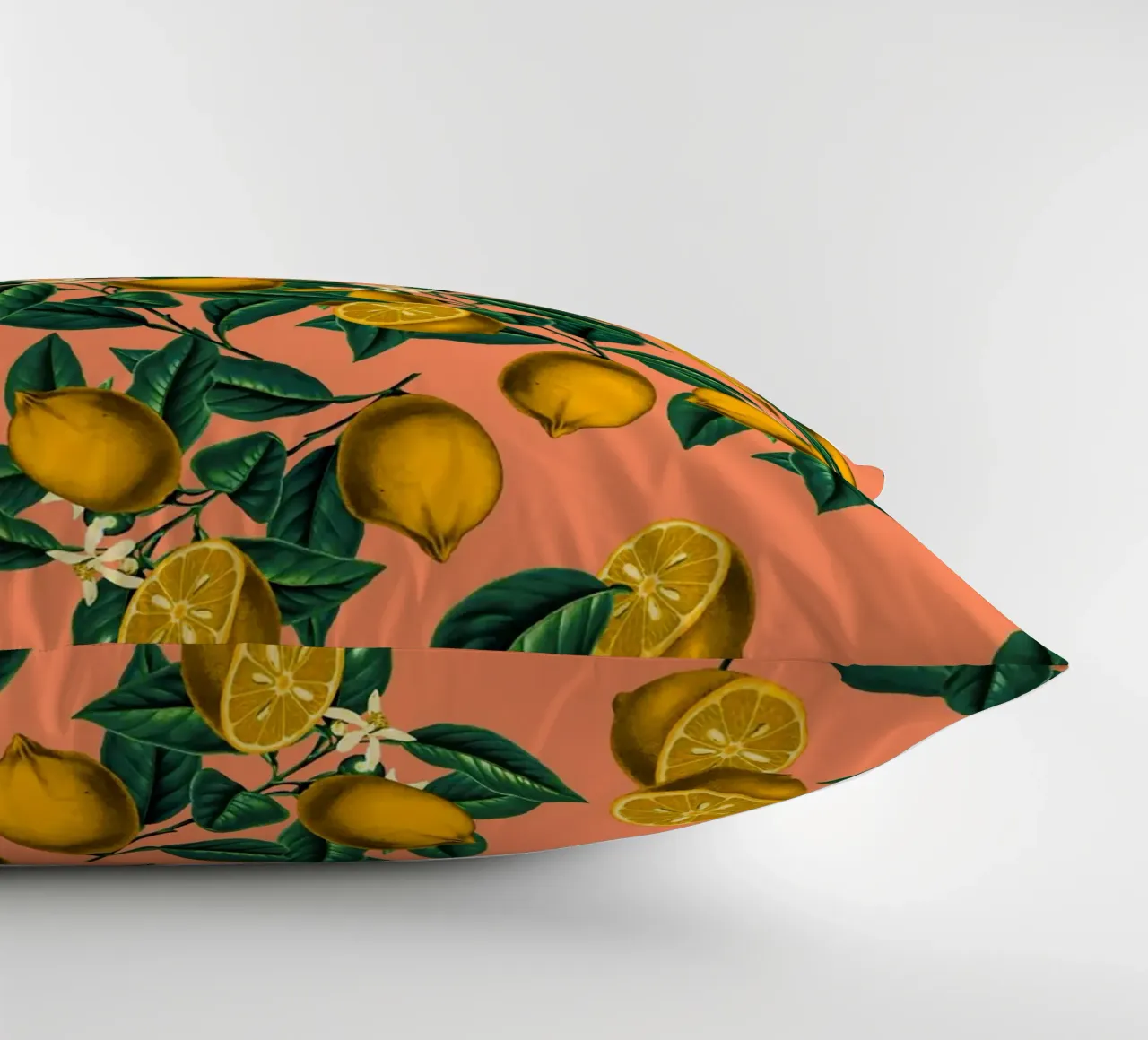 Lemon and Leaf cuscino da burcukorkmazyurek