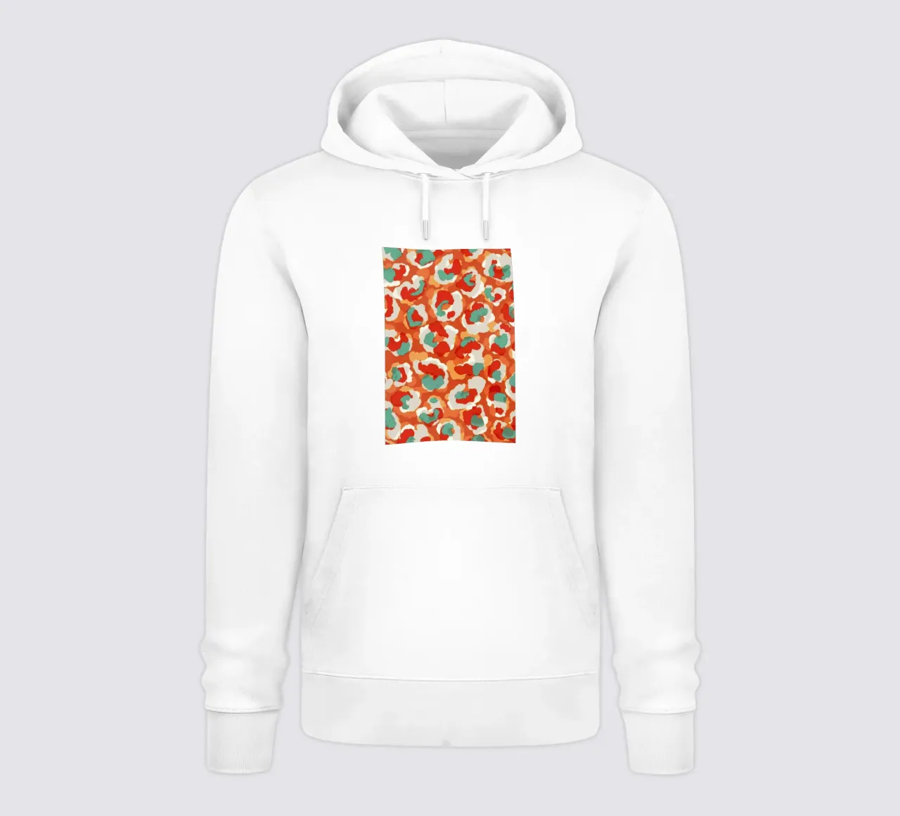 Orange Leo felpa con cappuccio da treechild