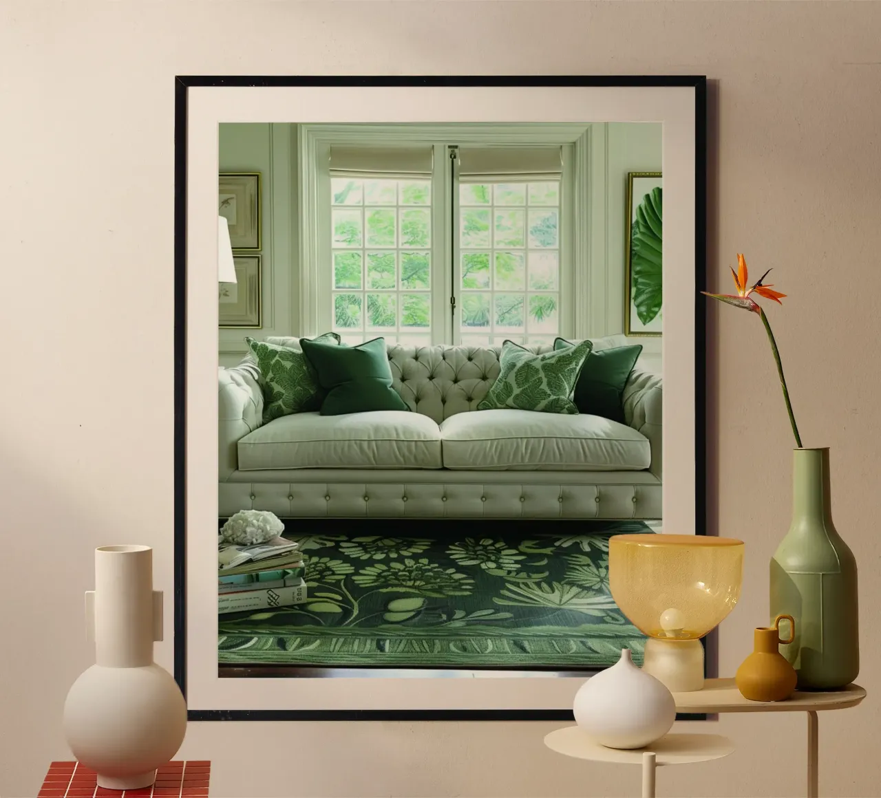 Riverbero di menta poster da PhotoVibe Decor