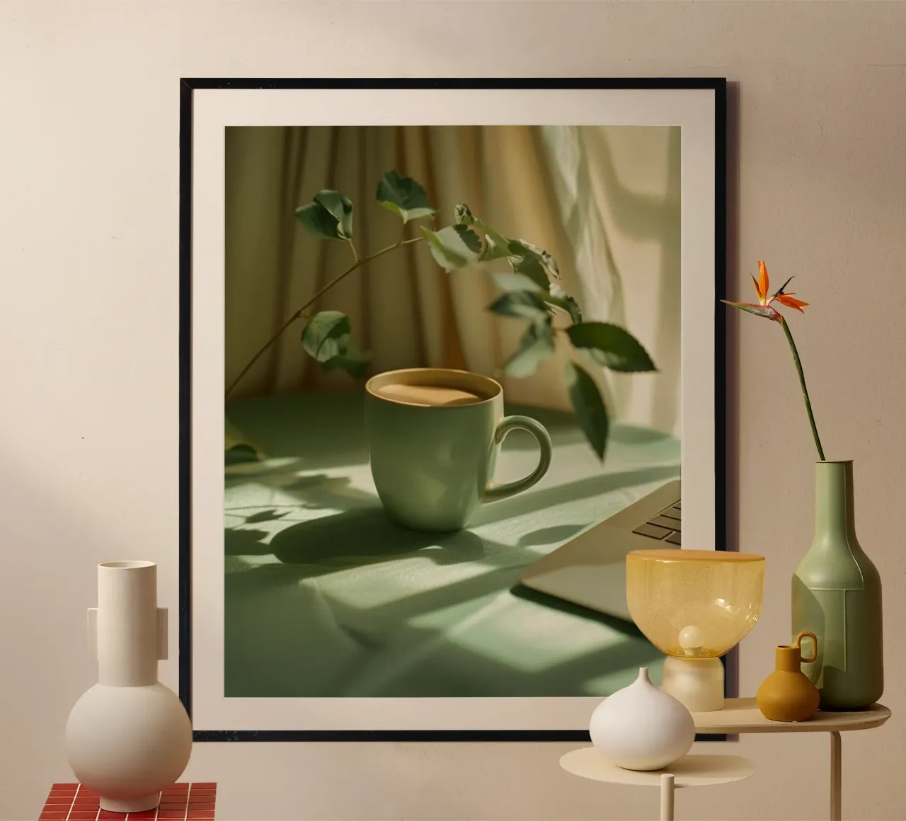 Riverbero di menta carta hahnemühle da PhotoVibe Decor