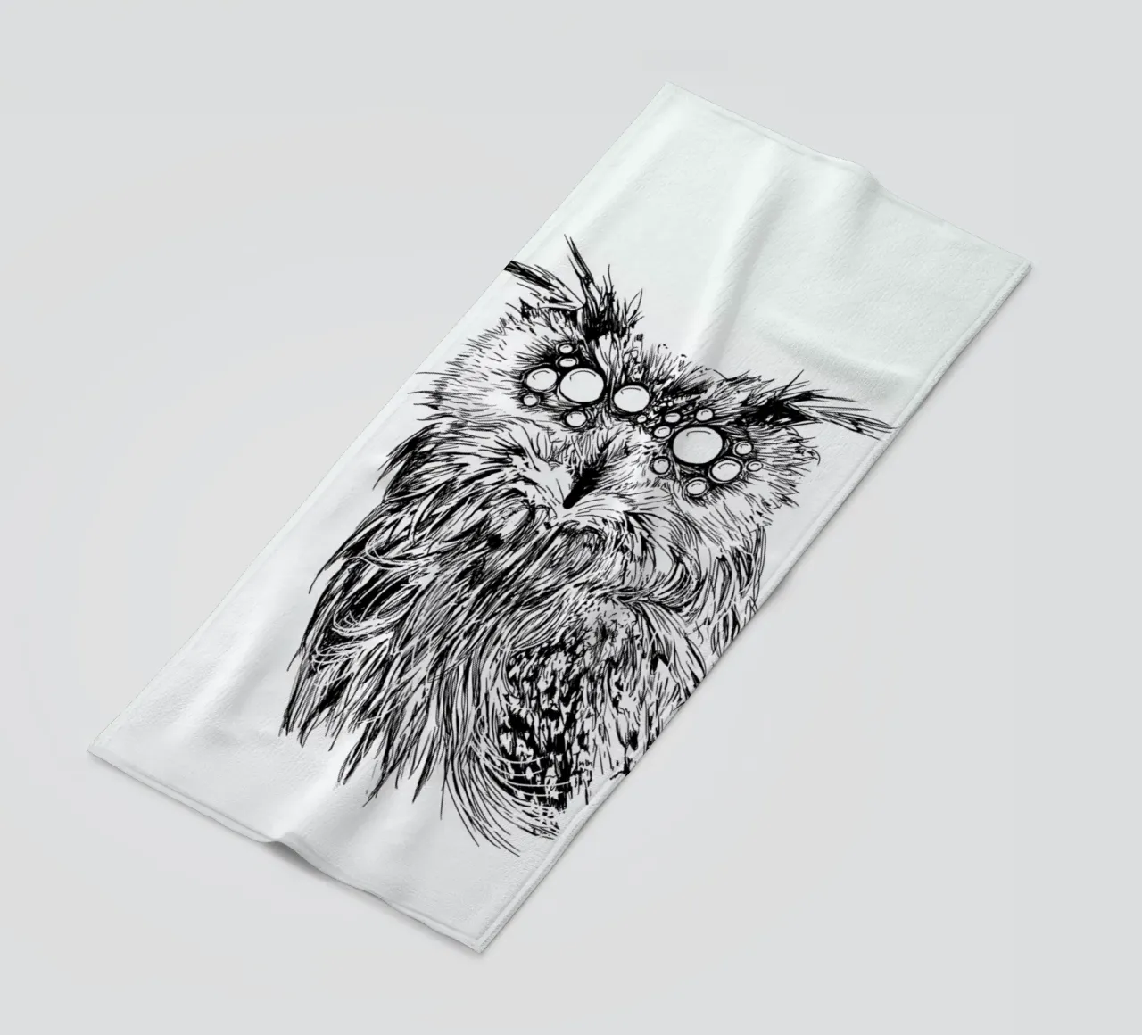 Pandemia 5 beach towel by Noirt
