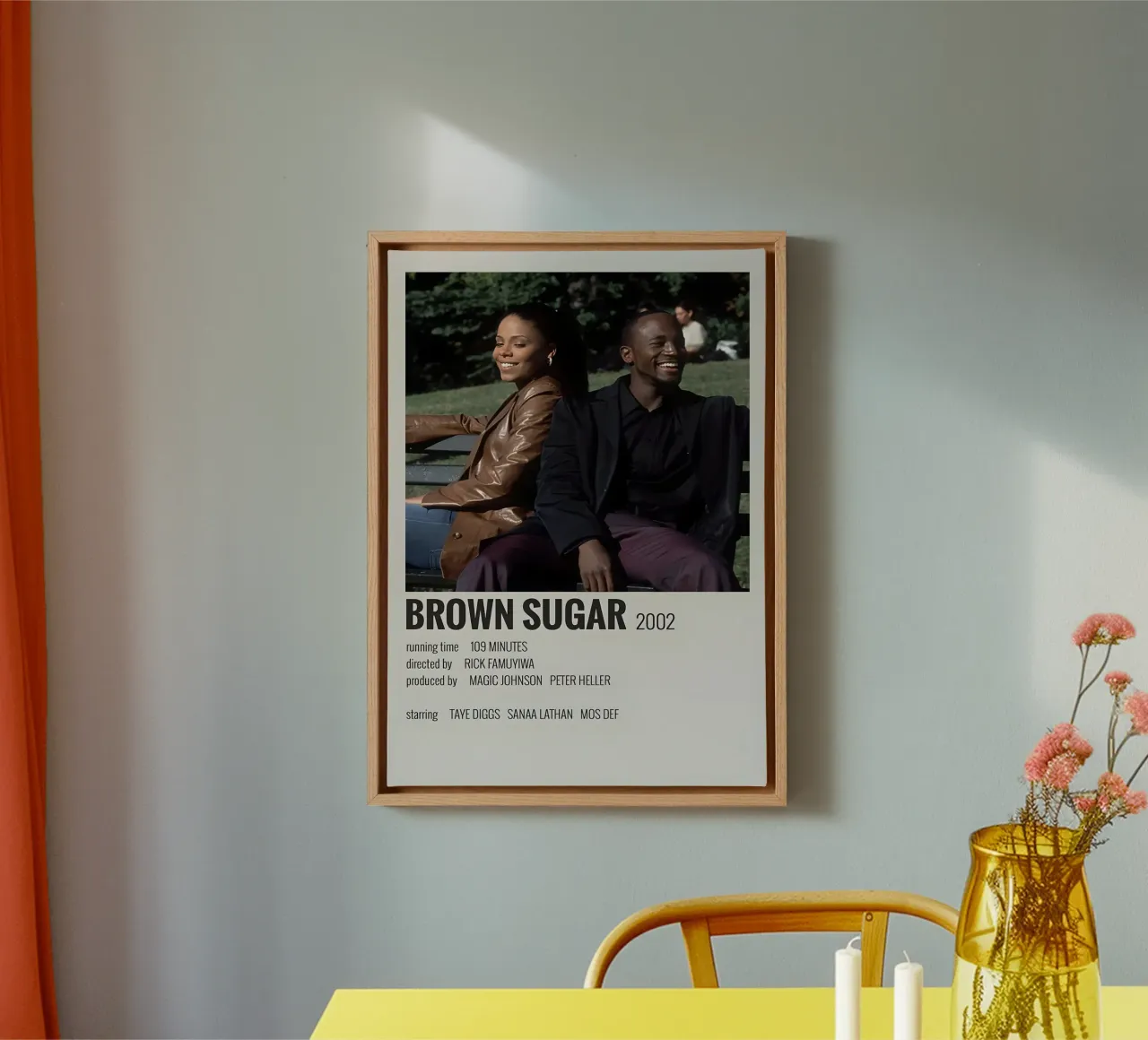 BROWN SUGAR 2002 tela con Cornice a cassetta da MVFminimalist