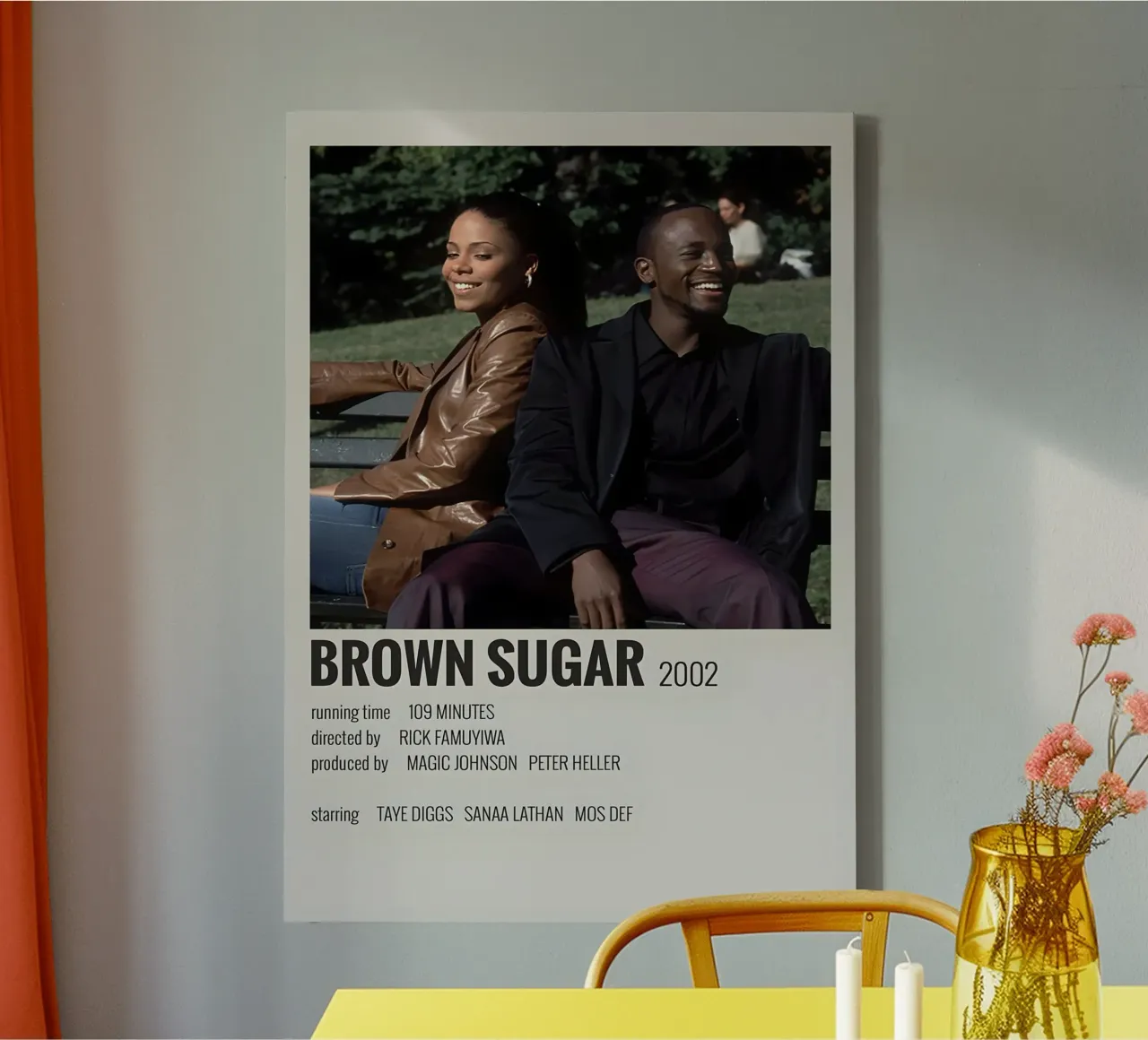 BROWN SUGAR 2002 tela con Cornice a cassetta da MVFminimalist