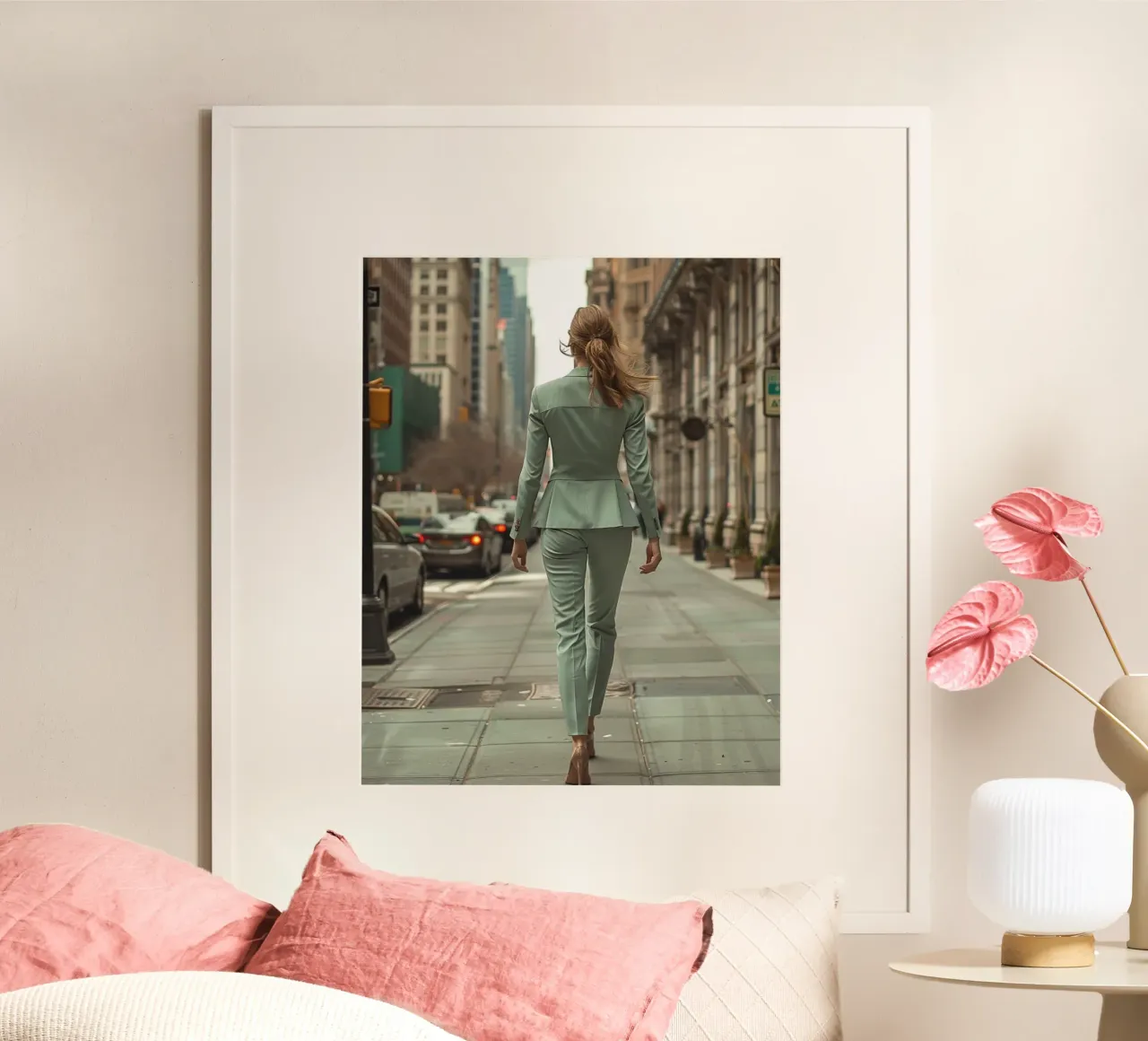 Riverbero di menta poster da PhotoVibe Decor